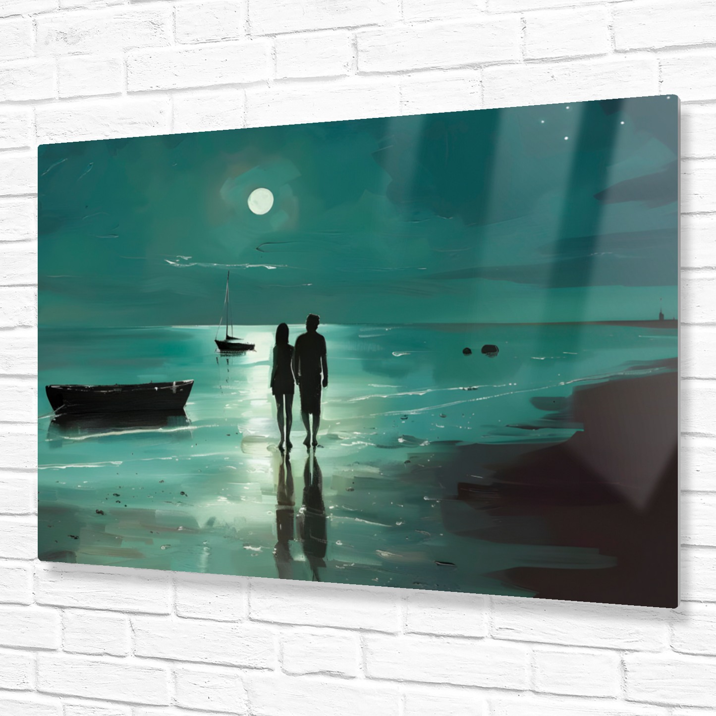 Nocturne's Reflection Premium Landscape Aluminum Prints