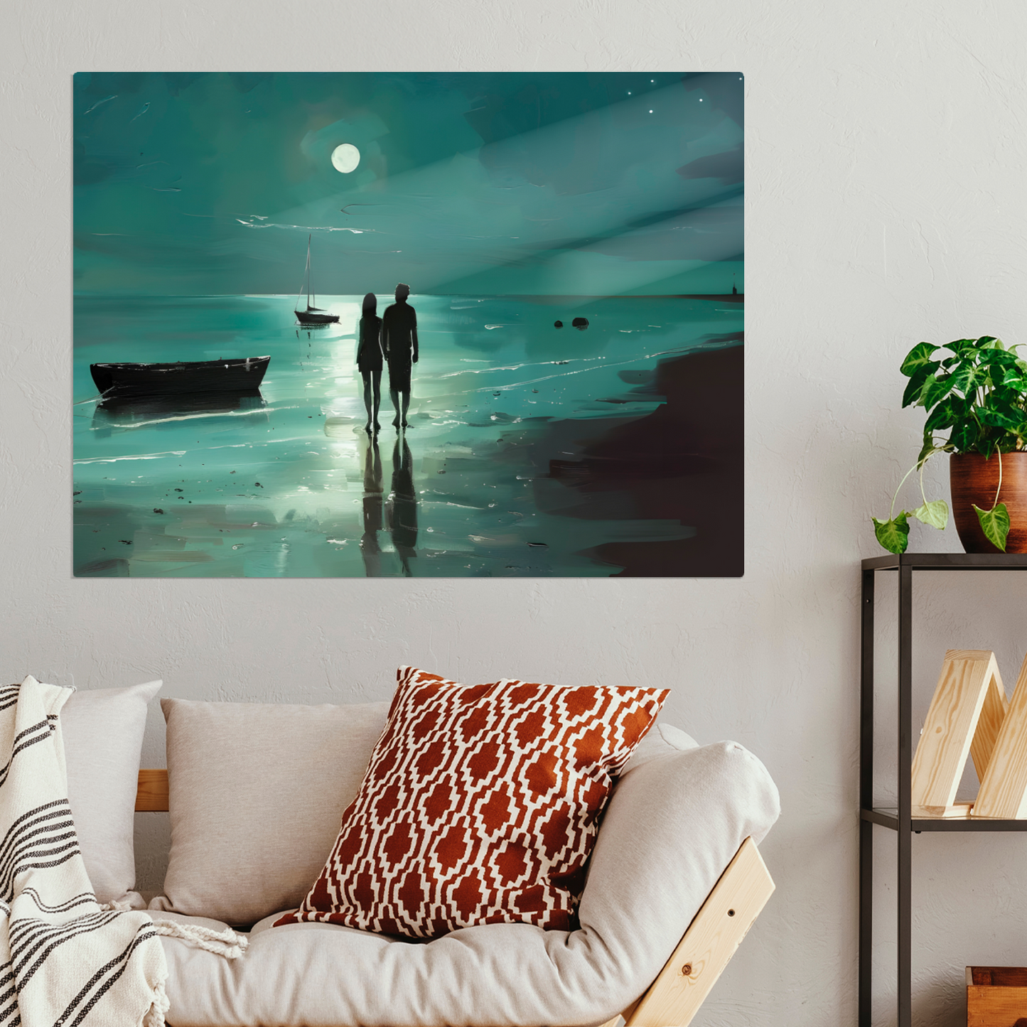 Nocturne's Reflection Premium Landscape Aluminum Prints