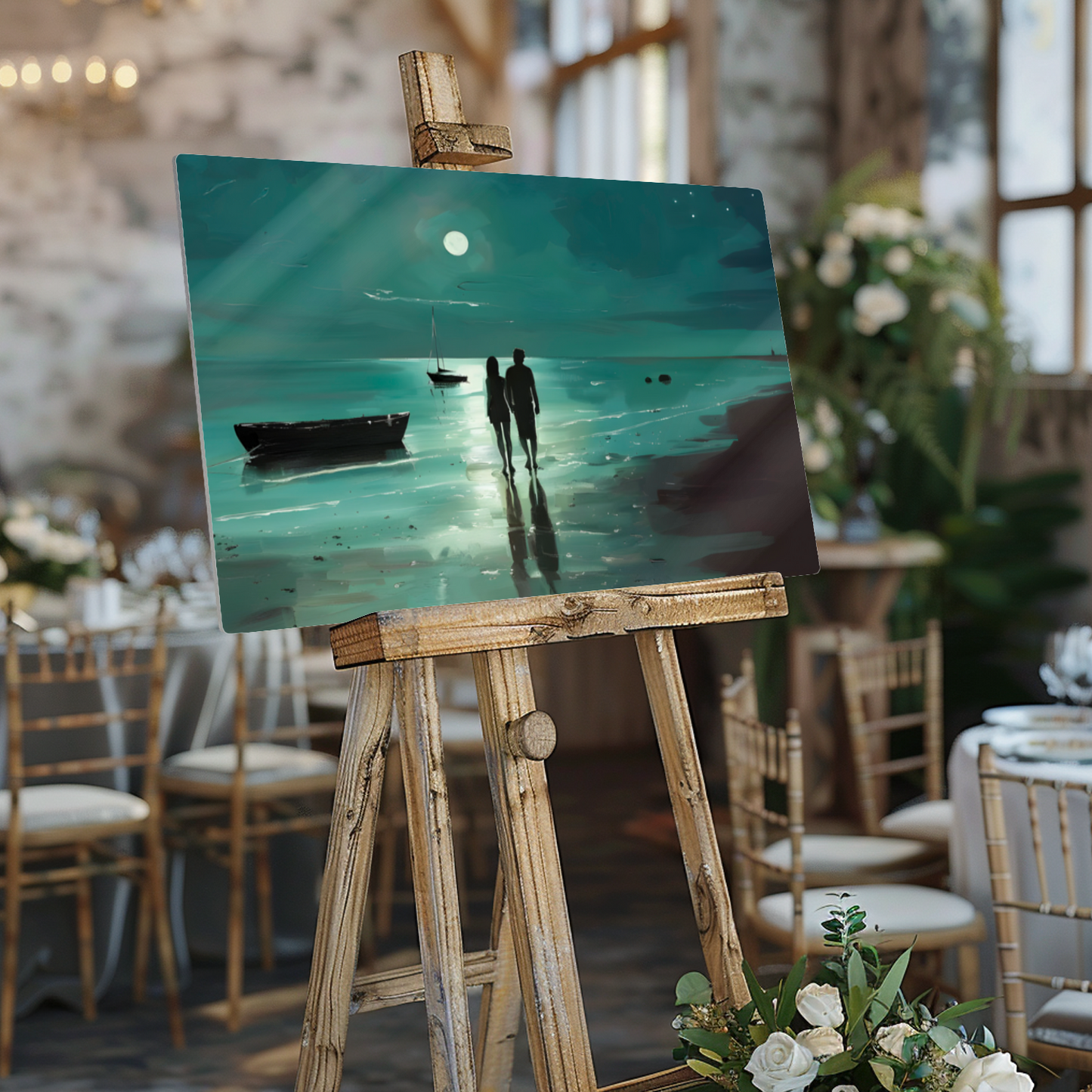 Nocturne's Reflection Premium Landscape Aluminum Prints