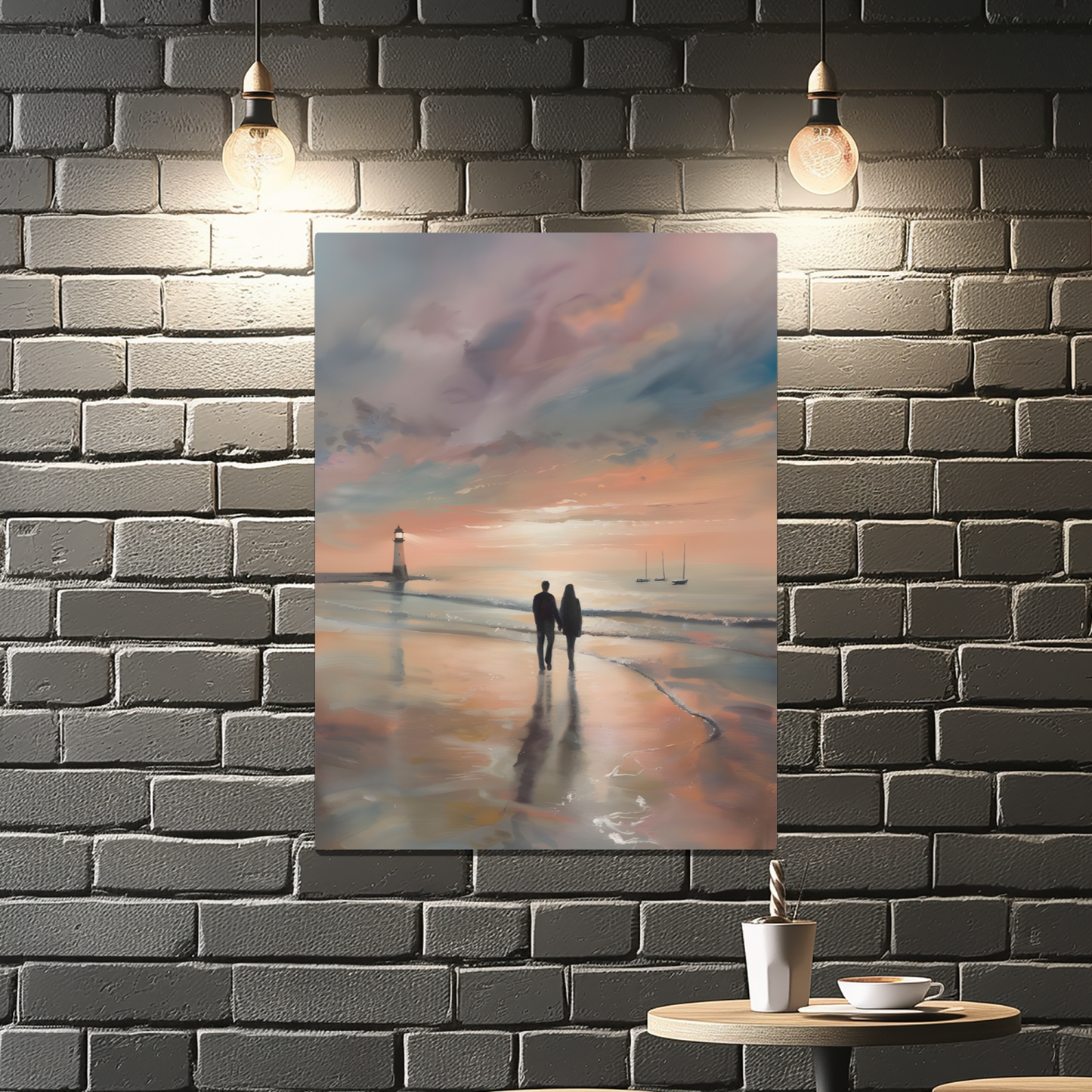 Sunset's Promise Premium Portrait Aluminum Prints