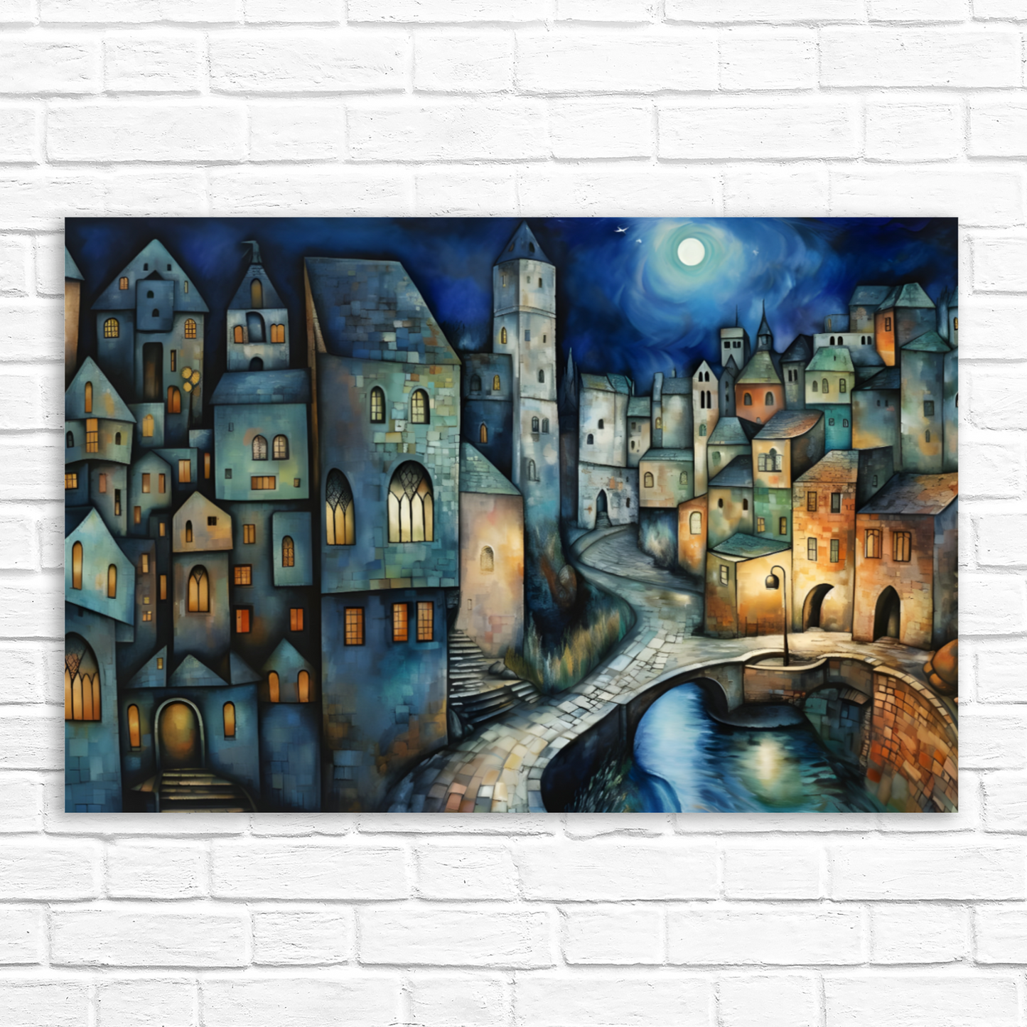 Lunar Enclave Deluxe Box Landscape Canvas Prints