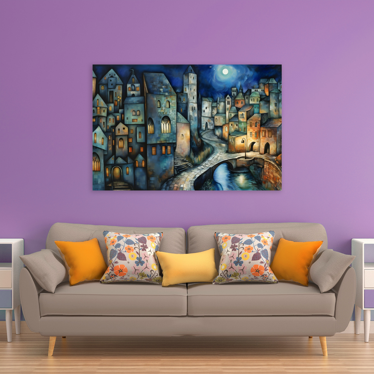 Lunar Enclave Deluxe Box Landscape Canvas Prints