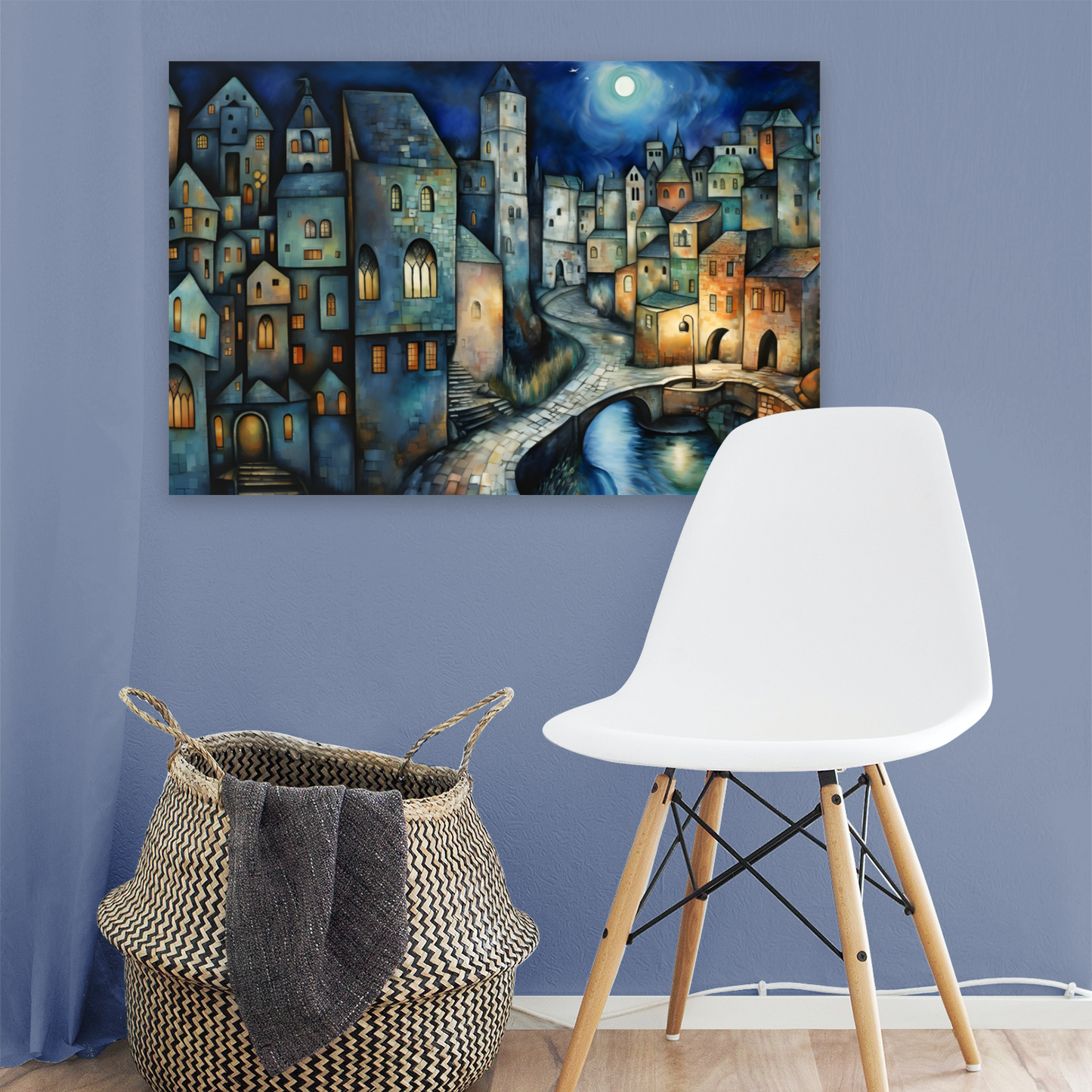 Lunar Enclave Deluxe Box Landscape Canvas Prints