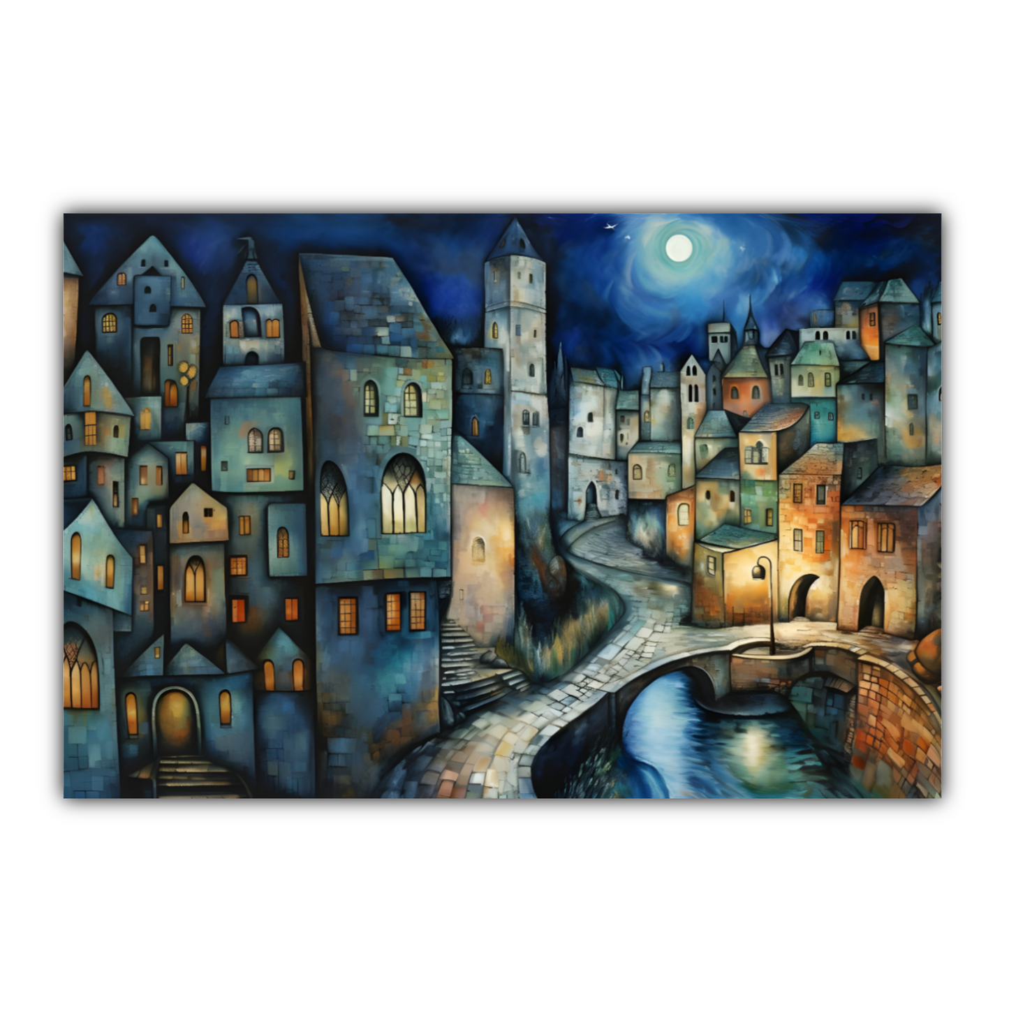 Lunar Enclave Deluxe Box Landscape Canvas Prints
