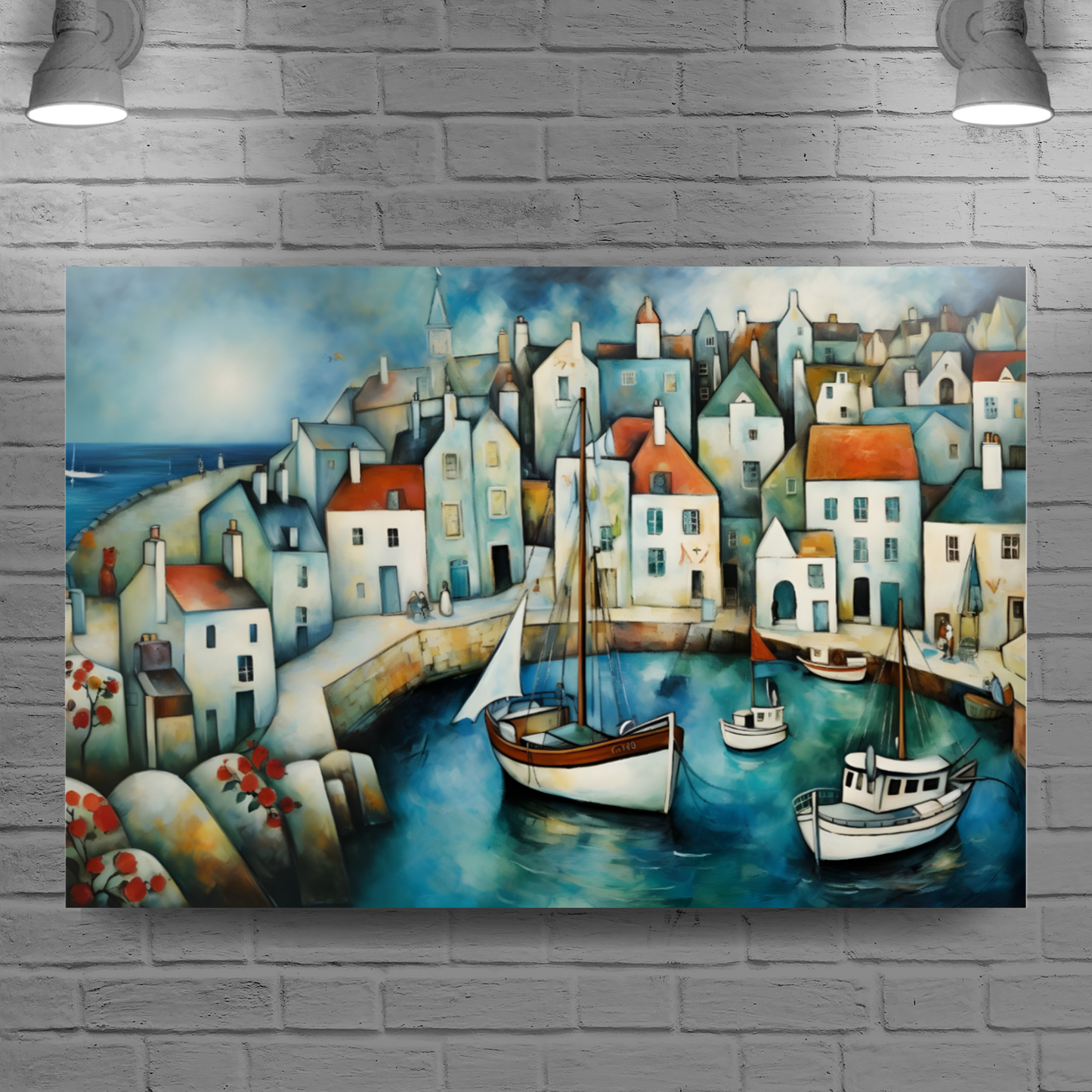 Harbour Hues Deluxe Box Landscape Canvas Prints