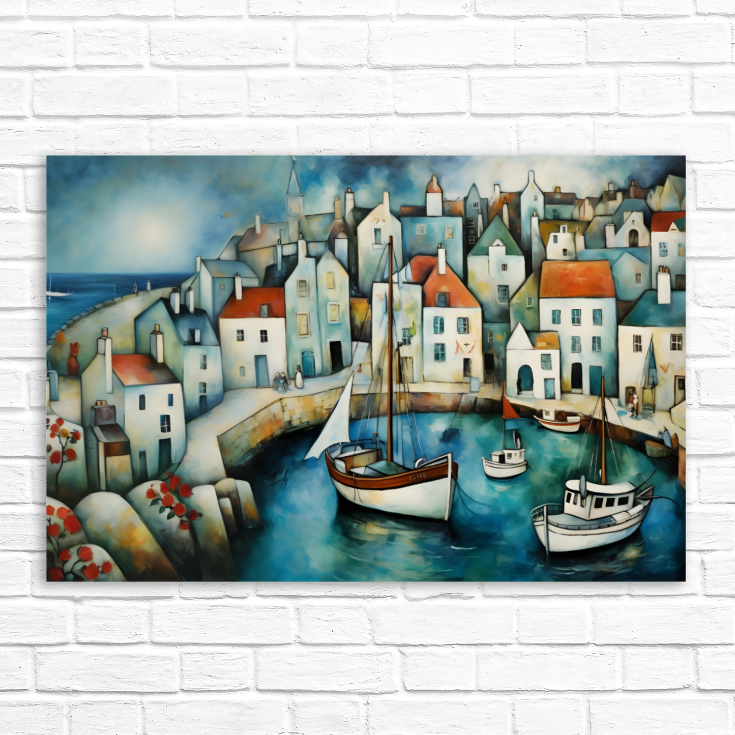 Harbour Hues Deluxe Box Landscape Canvas Prints
