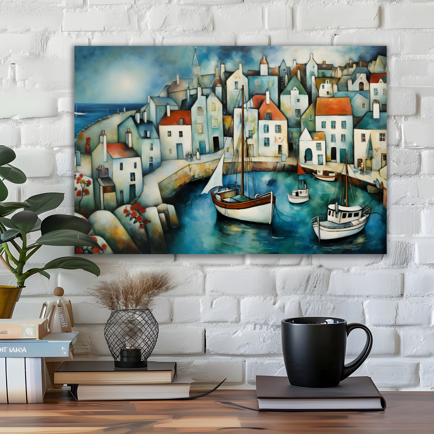 Harbour Hues Deluxe Box Landscape Canvas Prints