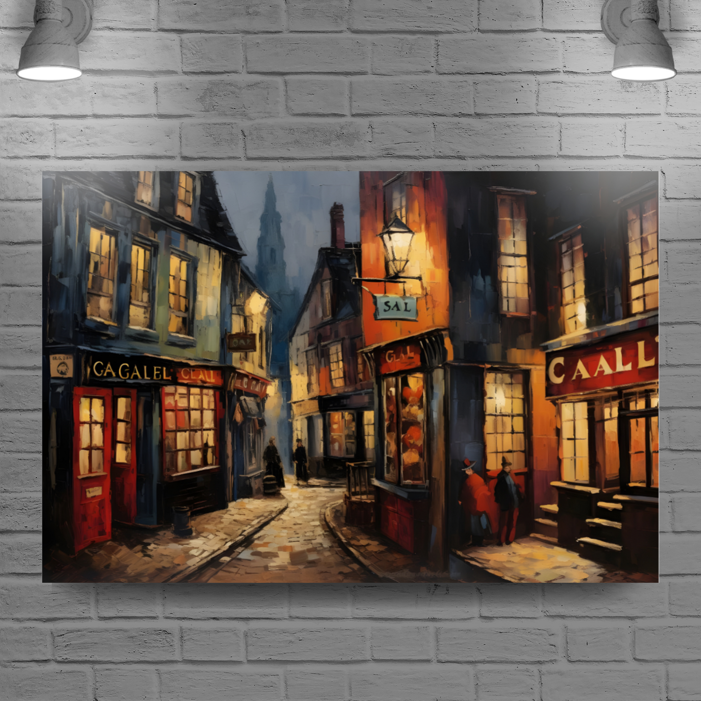 Twilight Alcove Deluxe Box Landscape Canvas Prints