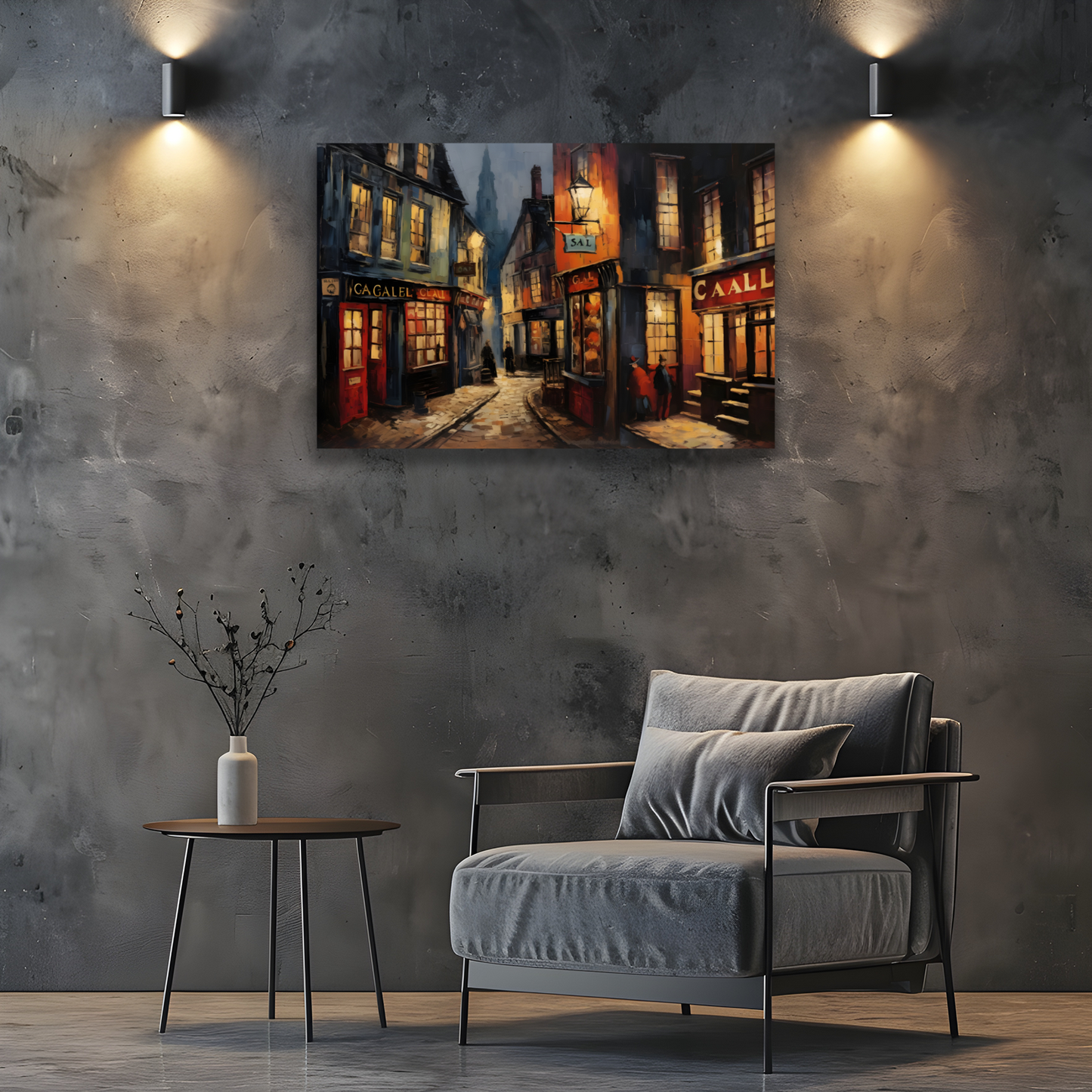 Twilight Alcove Deluxe Box Landscape Canvas Prints