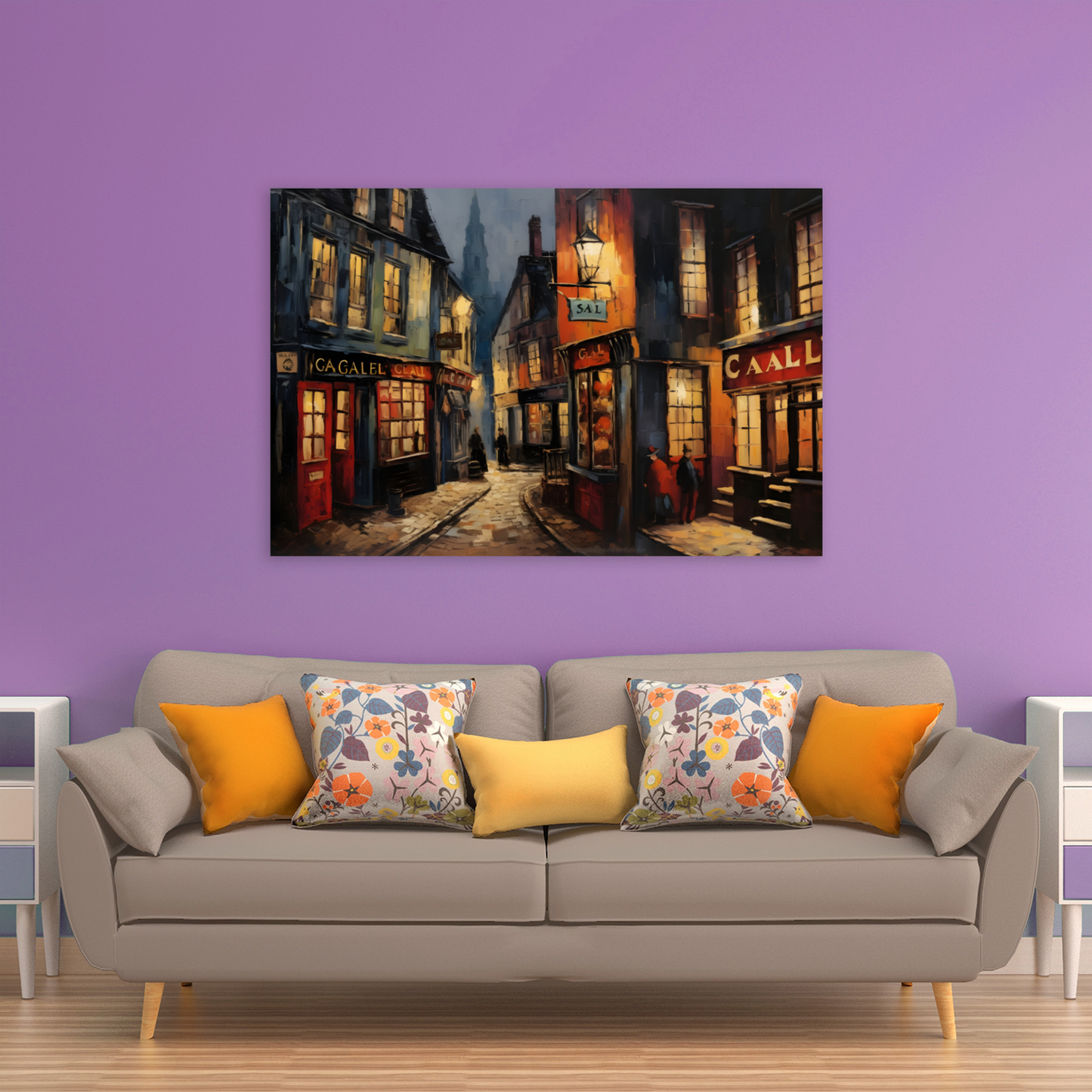 Twilight Alcove Deluxe Box Landscape Canvas Prints