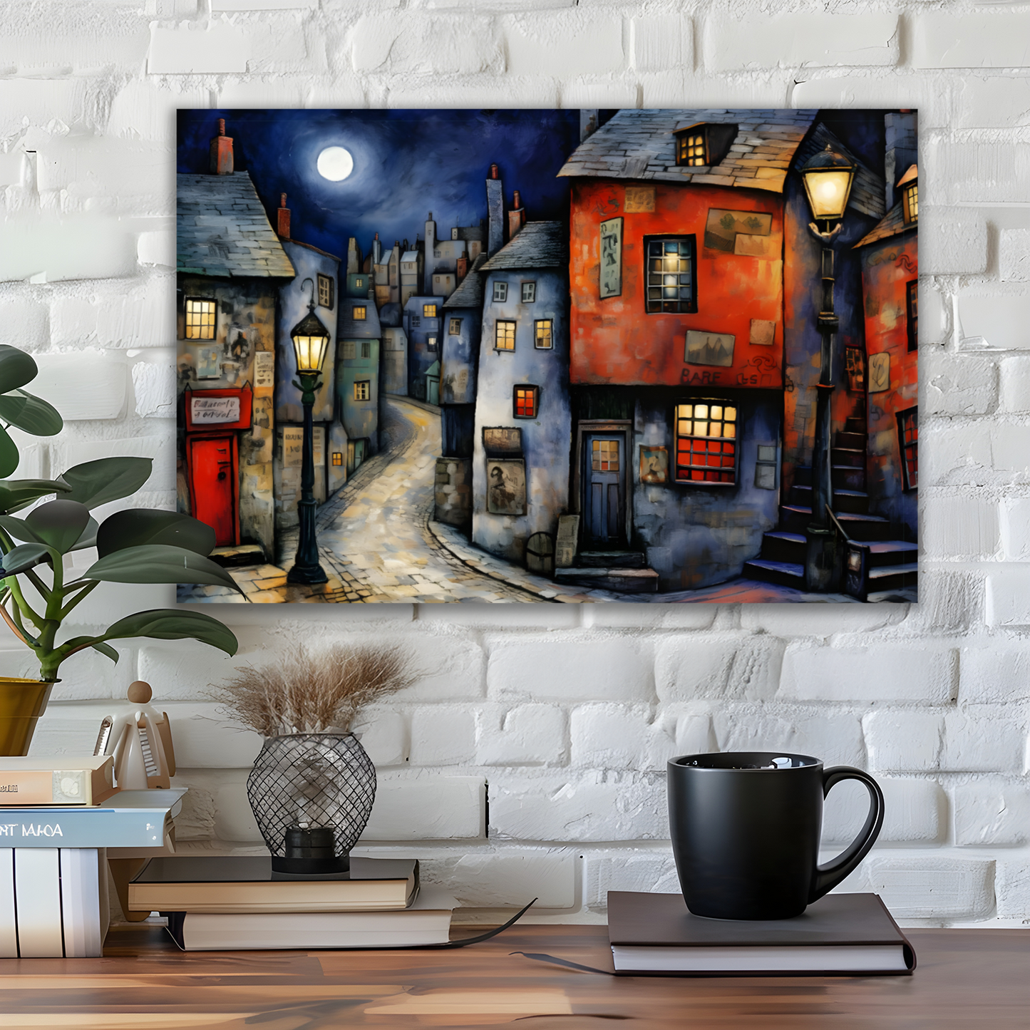 Moonlit Murmurs Deluxe Box Landscape Canvas Prints