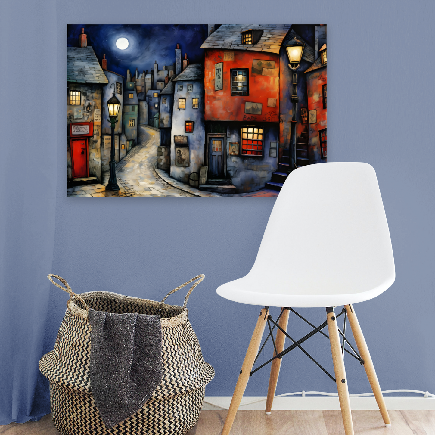 Moonlit Murmurs Deluxe Box Landscape Canvas Prints