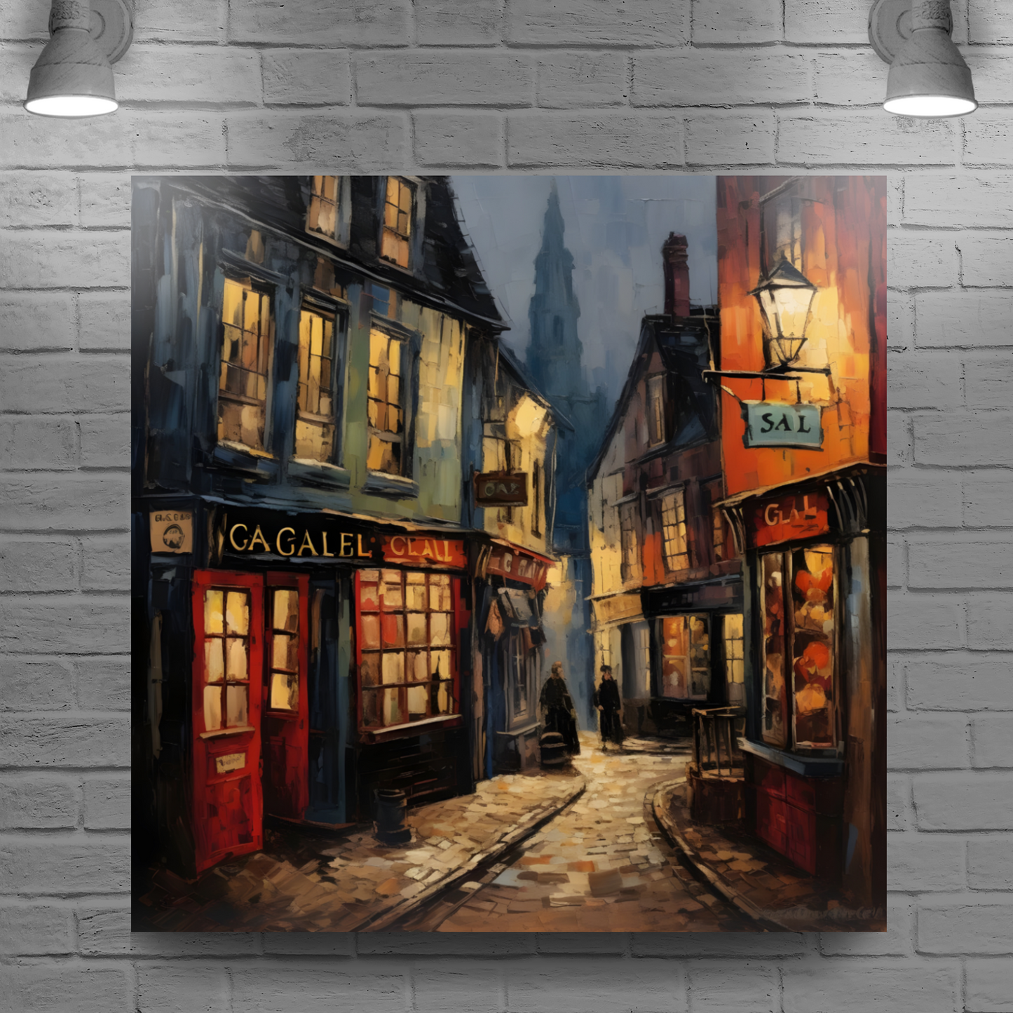 Twilight Alcove Deluxe Box Square Canvas Prints