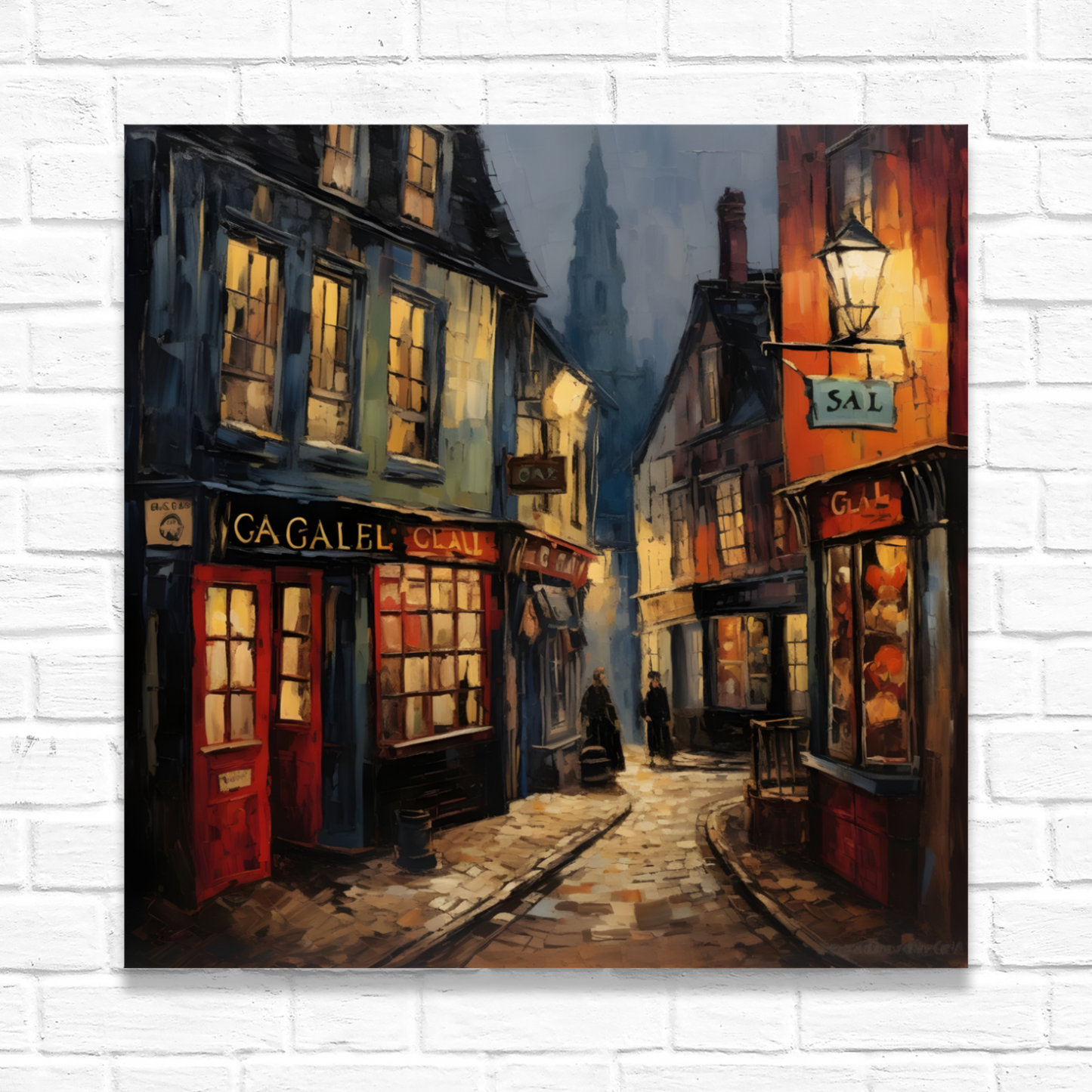 Twilight Alcove Deluxe Box Square Canvas Prints