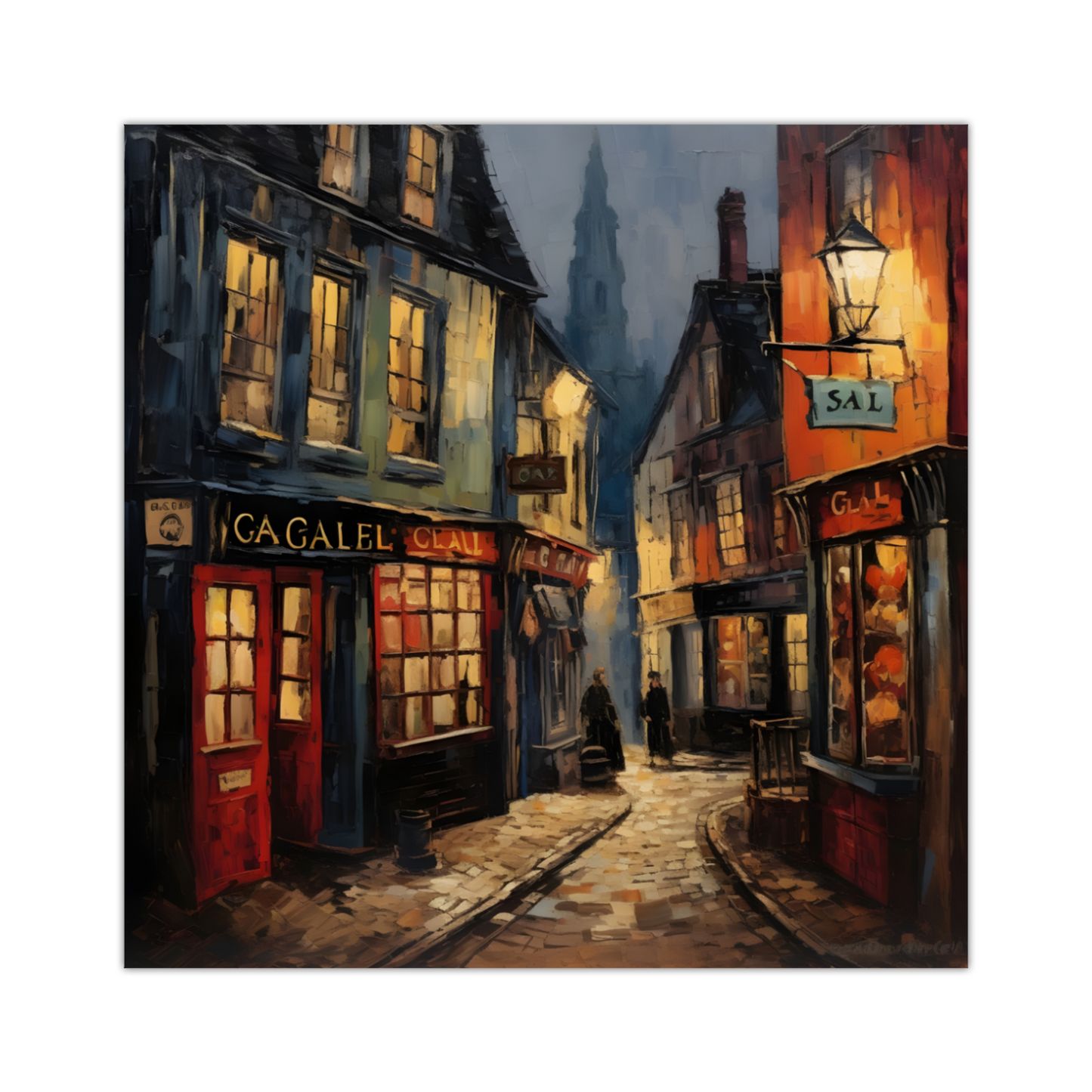 Twilight Alcove Deluxe Box Square Canvas Prints