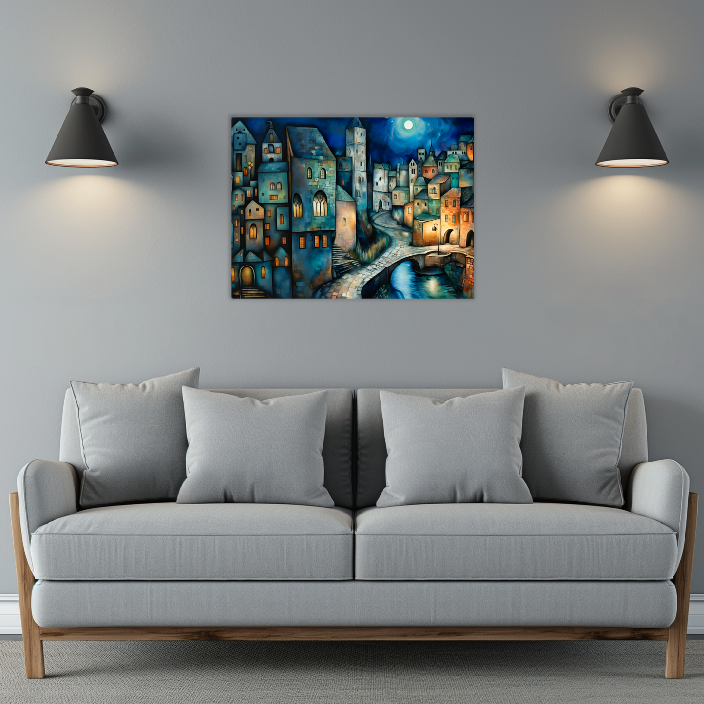Lunar Enclave Premium Landscape Aluminum Prints