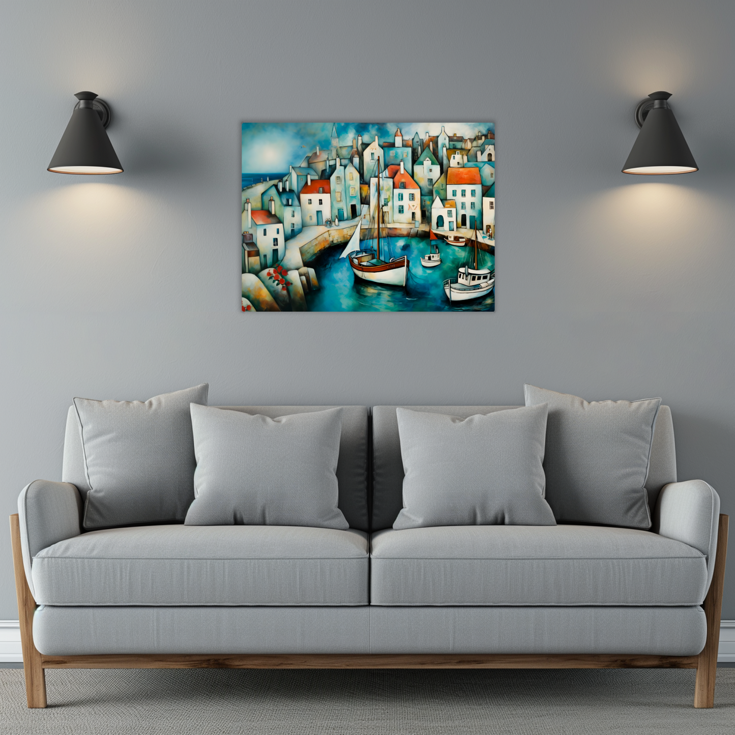 Harbour Hues Premium Landscape Aluminum Prints