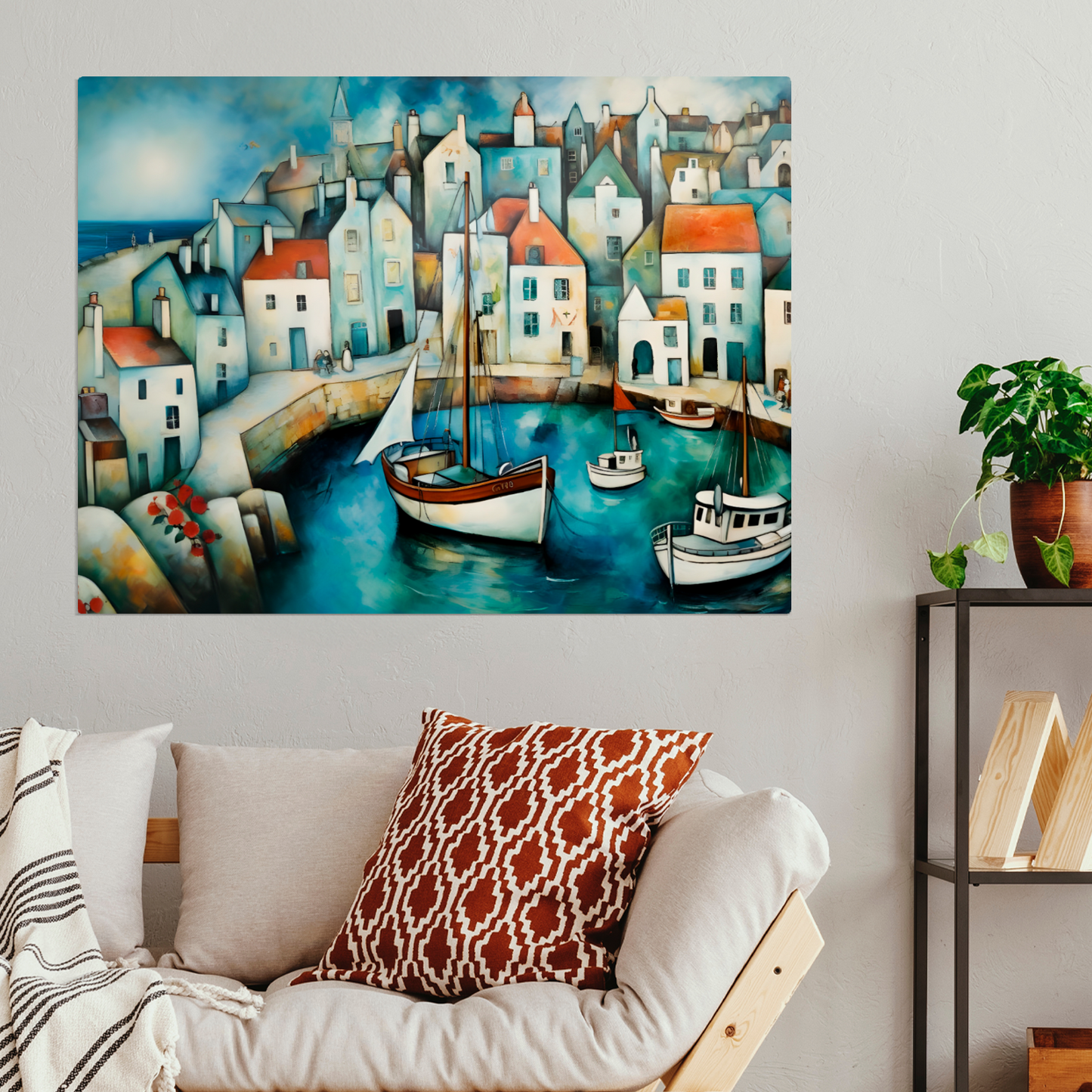 Harbour Hues Premium Landscape Aluminum Prints