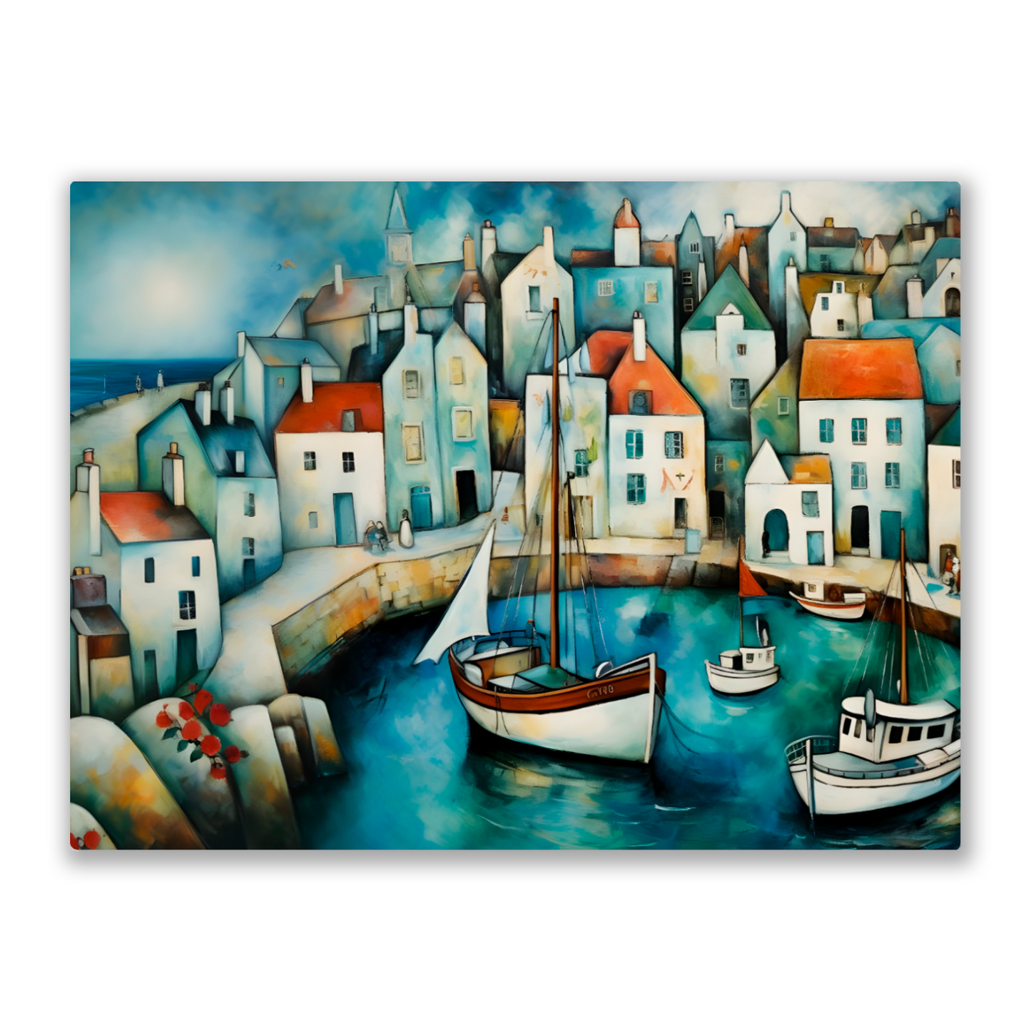 Harbour Hues Premium Landscape Aluminum Prints