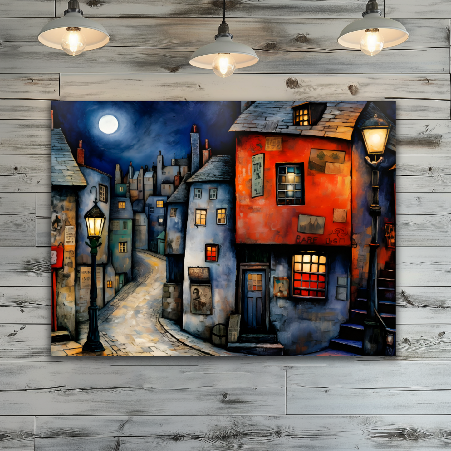Moonlit Murmurs Premium Landscape Aluminum Prints
