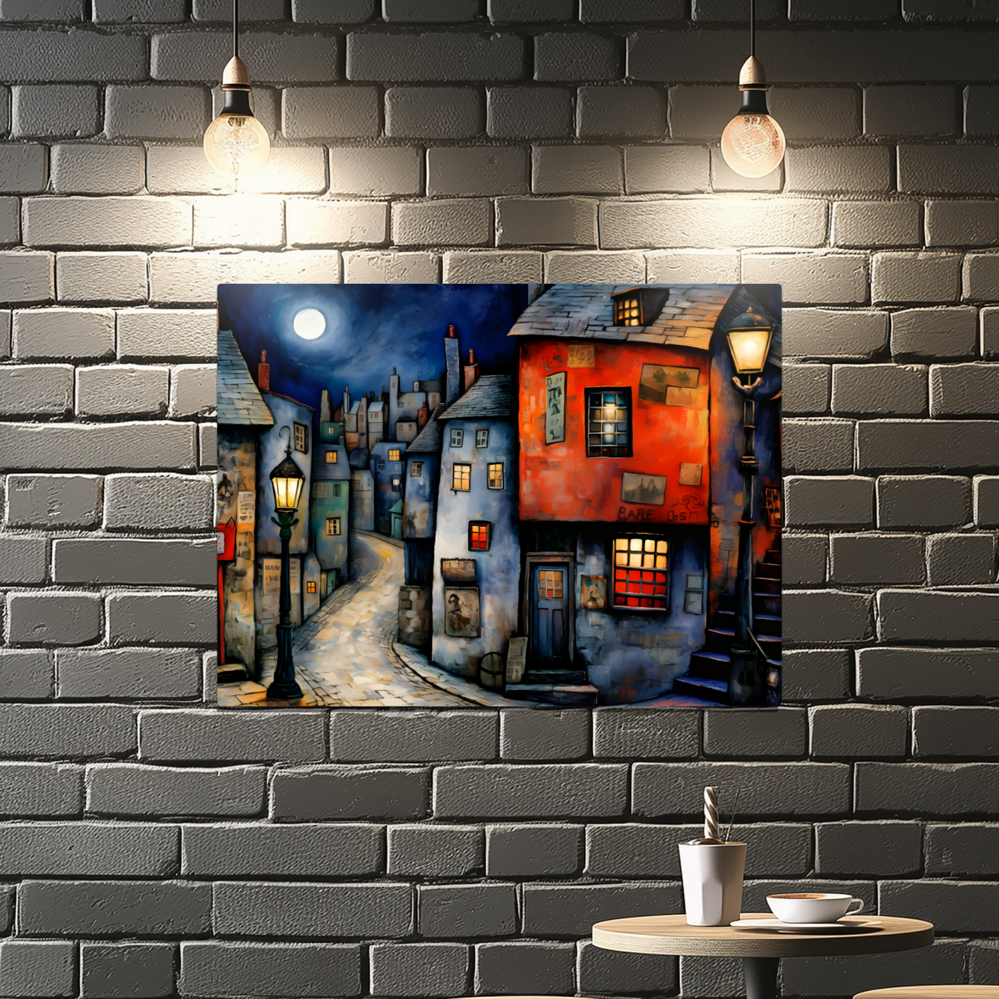 Moonlit Murmurs Premium Landscape Aluminum Prints