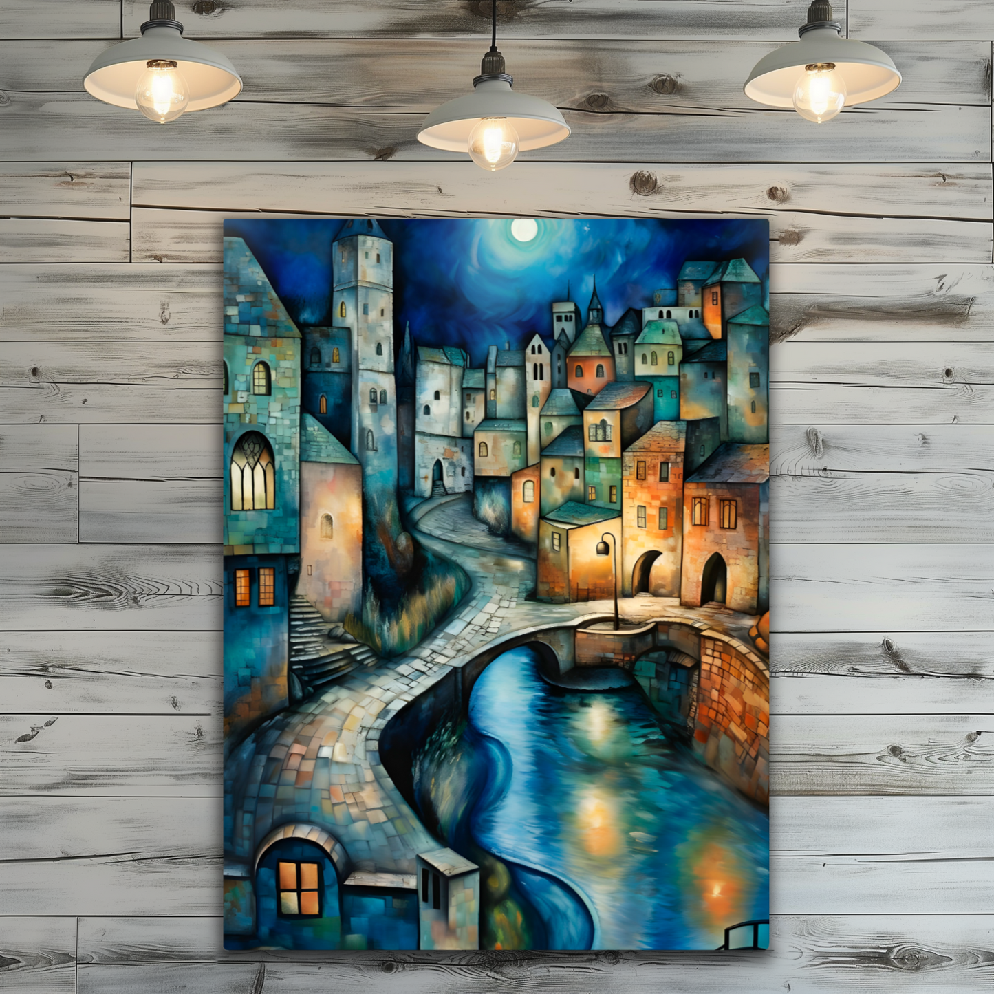 Lunar Enclave Premium Portrait Aluminum Prints