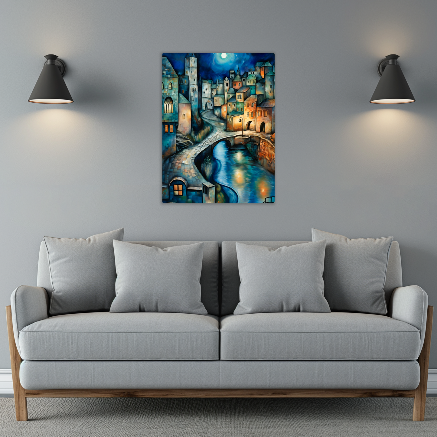 Lunar Enclave Premium Portrait Aluminum Prints