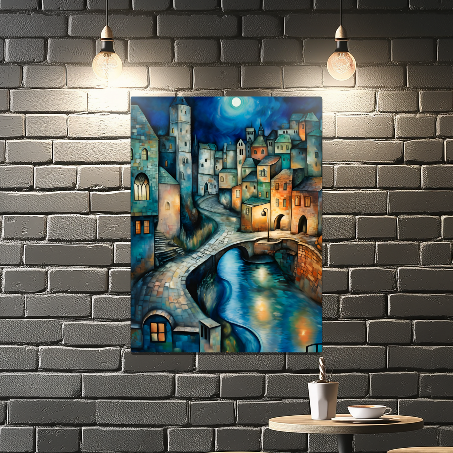 Lunar Enclave Premium Portrait Aluminum Prints