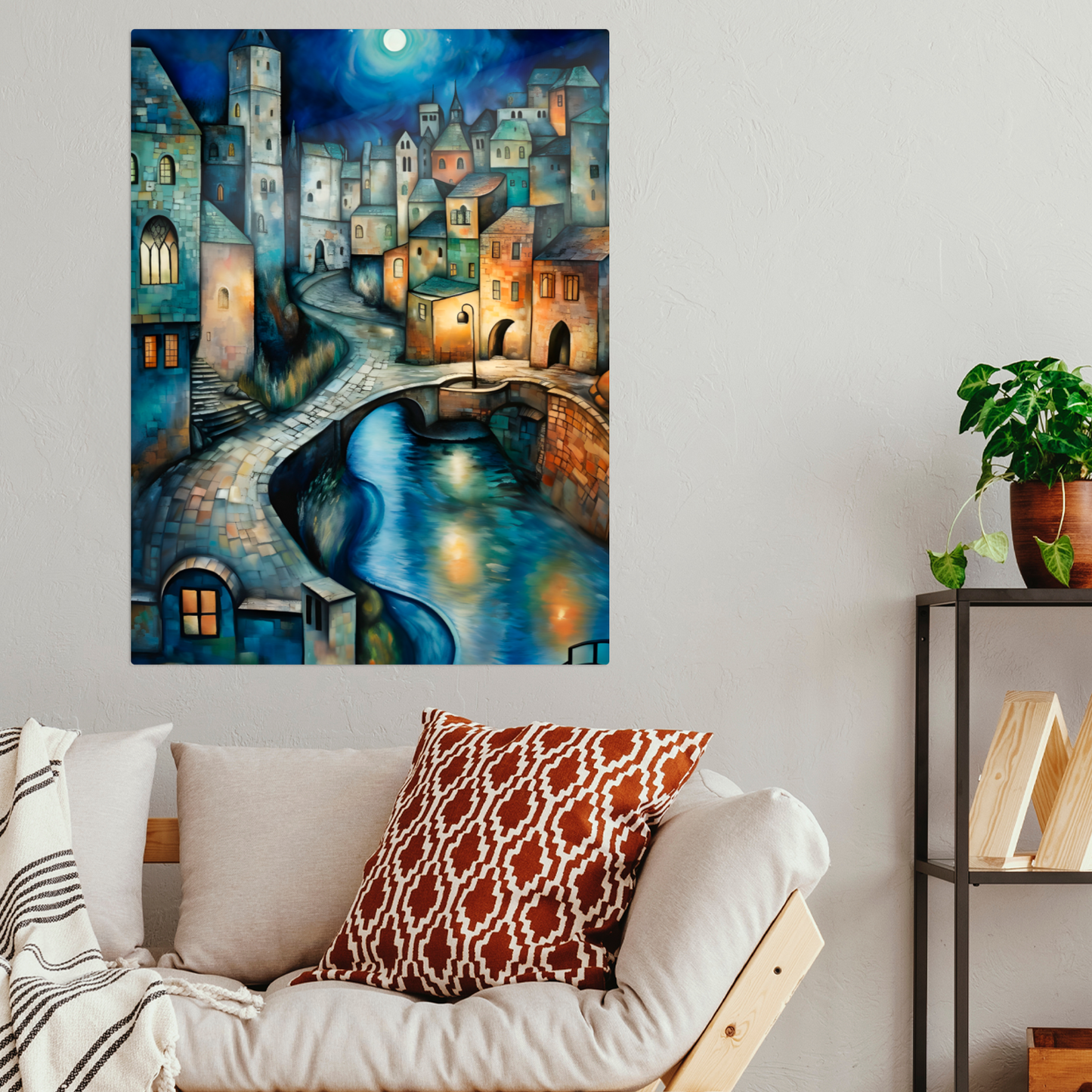 Lunar Enclave Premium Portrait Aluminum Prints