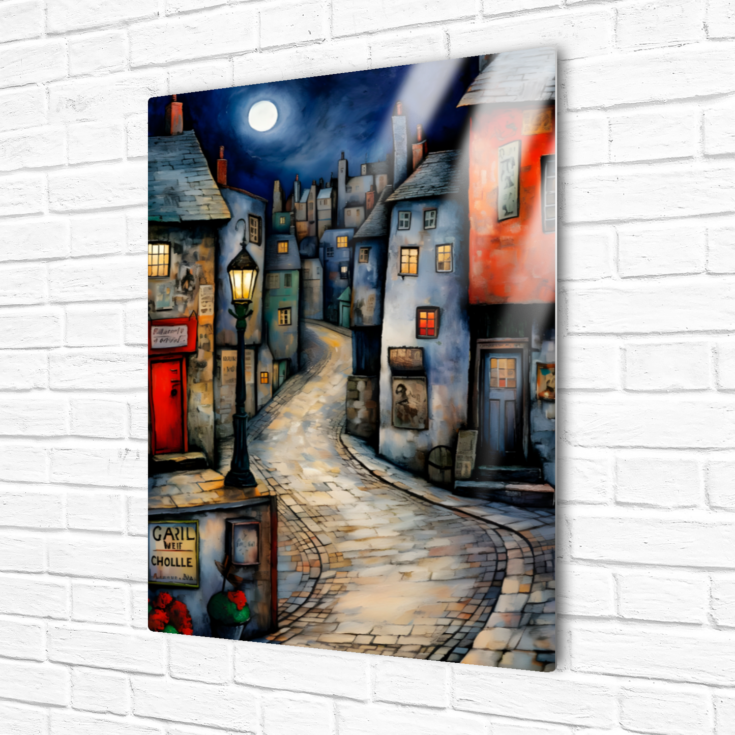 Moonlit Murmurs Premium Portrait Aluminum Prints