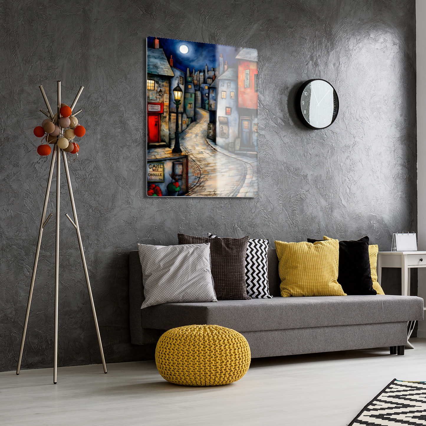 Moonlit Murmurs Premium Portrait Aluminum Prints