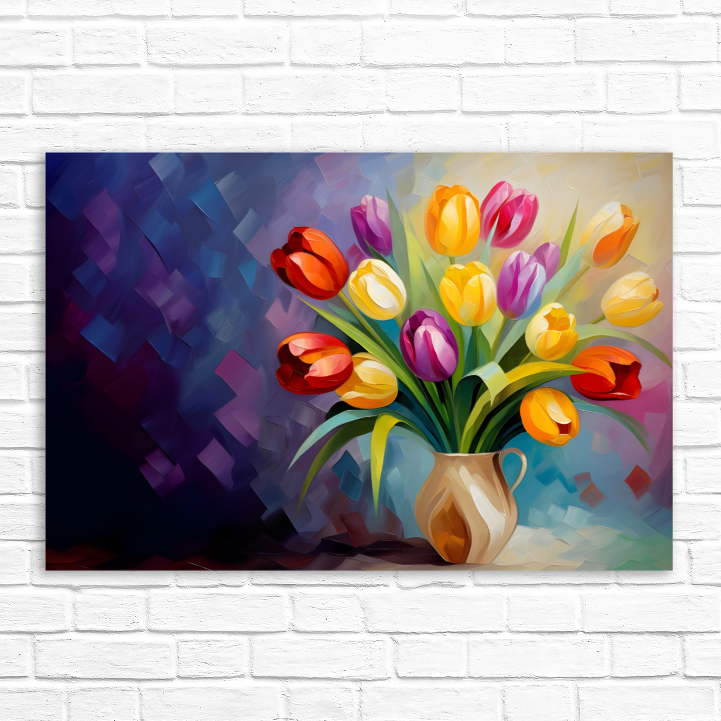 Kaleidoscope of Elegance Deluxe Box Landscape Canvas Print