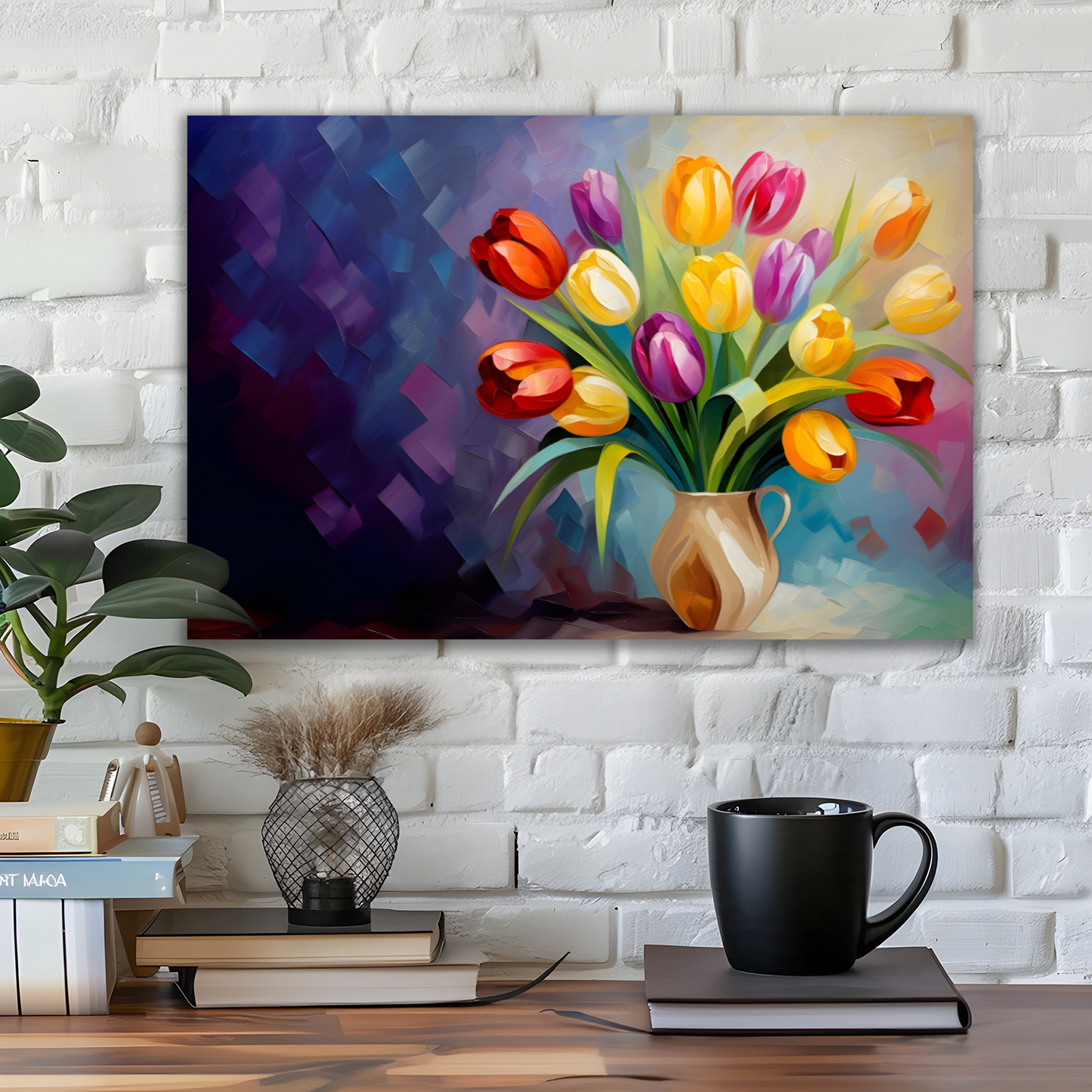 Kaleidoscope of Elegance Deluxe Box Landscape Canvas Print