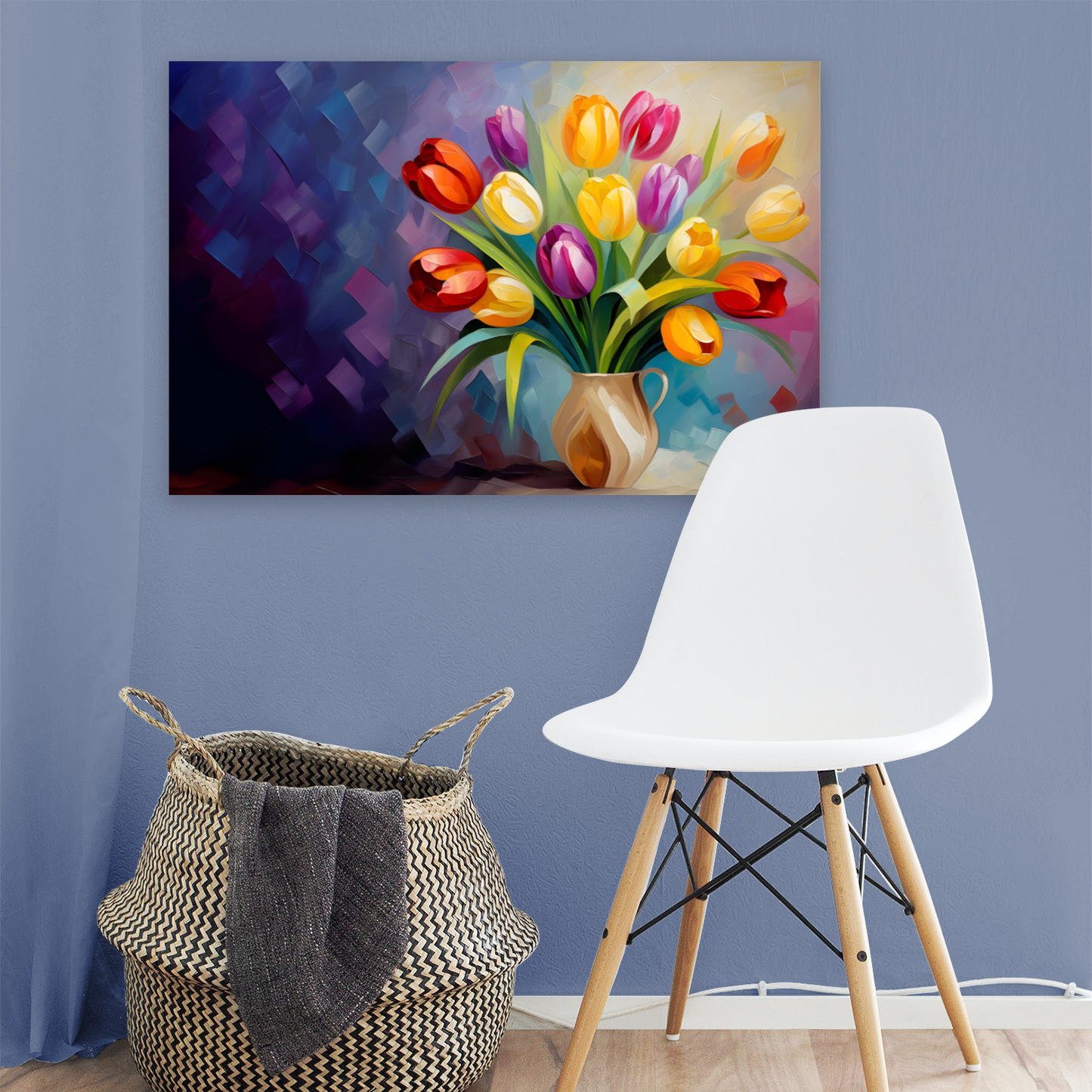 Kaleidoscope of Elegance Deluxe Box Landscape Canvas Print