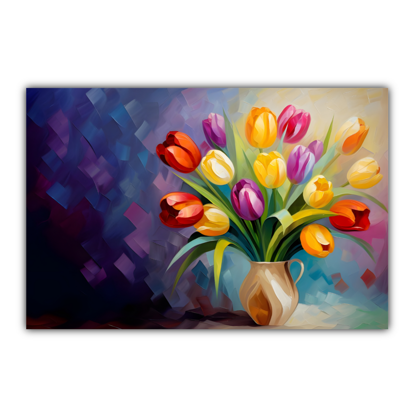 Kaleidoscope of Elegance Deluxe Box Landscape Canvas Print
