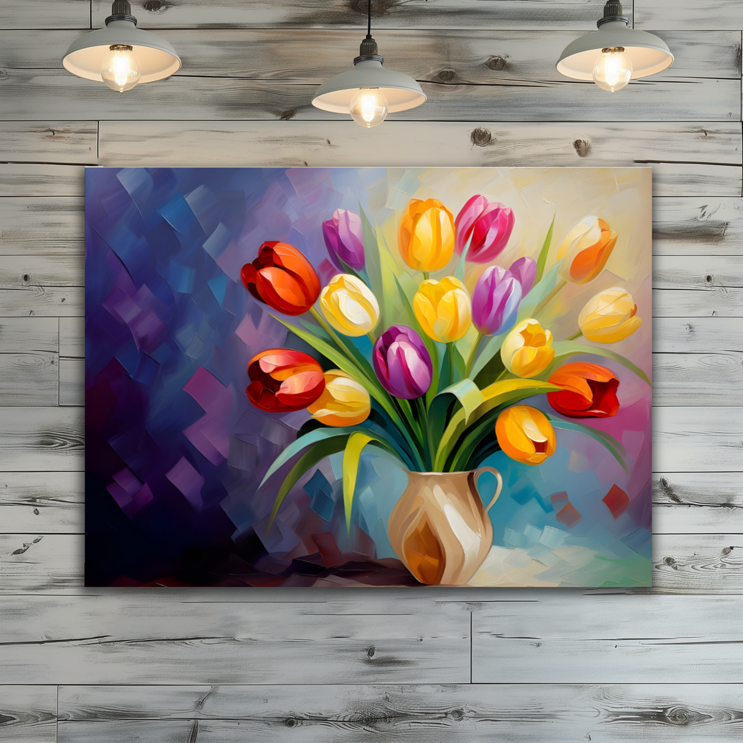 Kaleidoscope of Elegance Deluxe Box Landscape Canvas Print