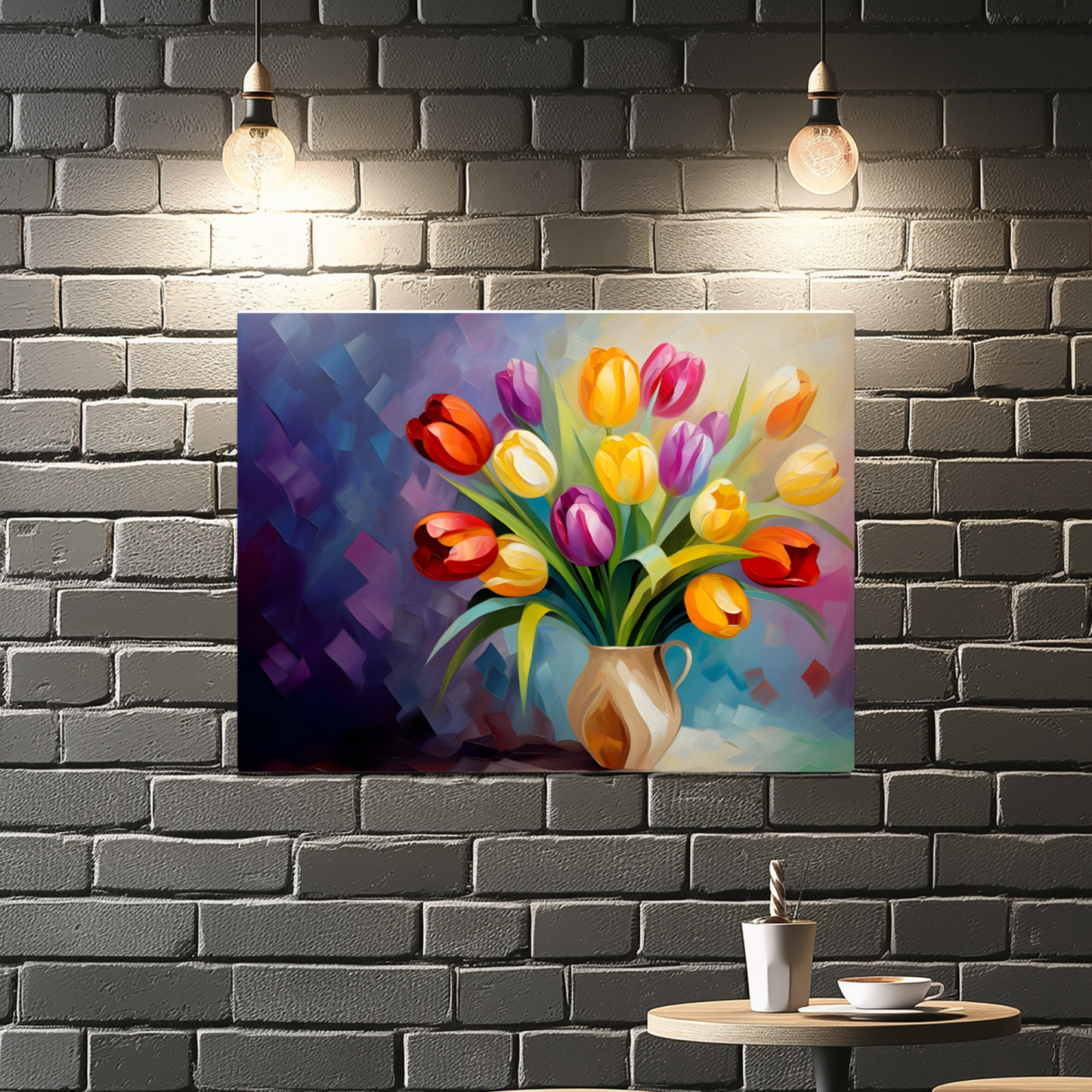 Kaleidoscope of Elegance Deluxe Box Landscape Canvas Print