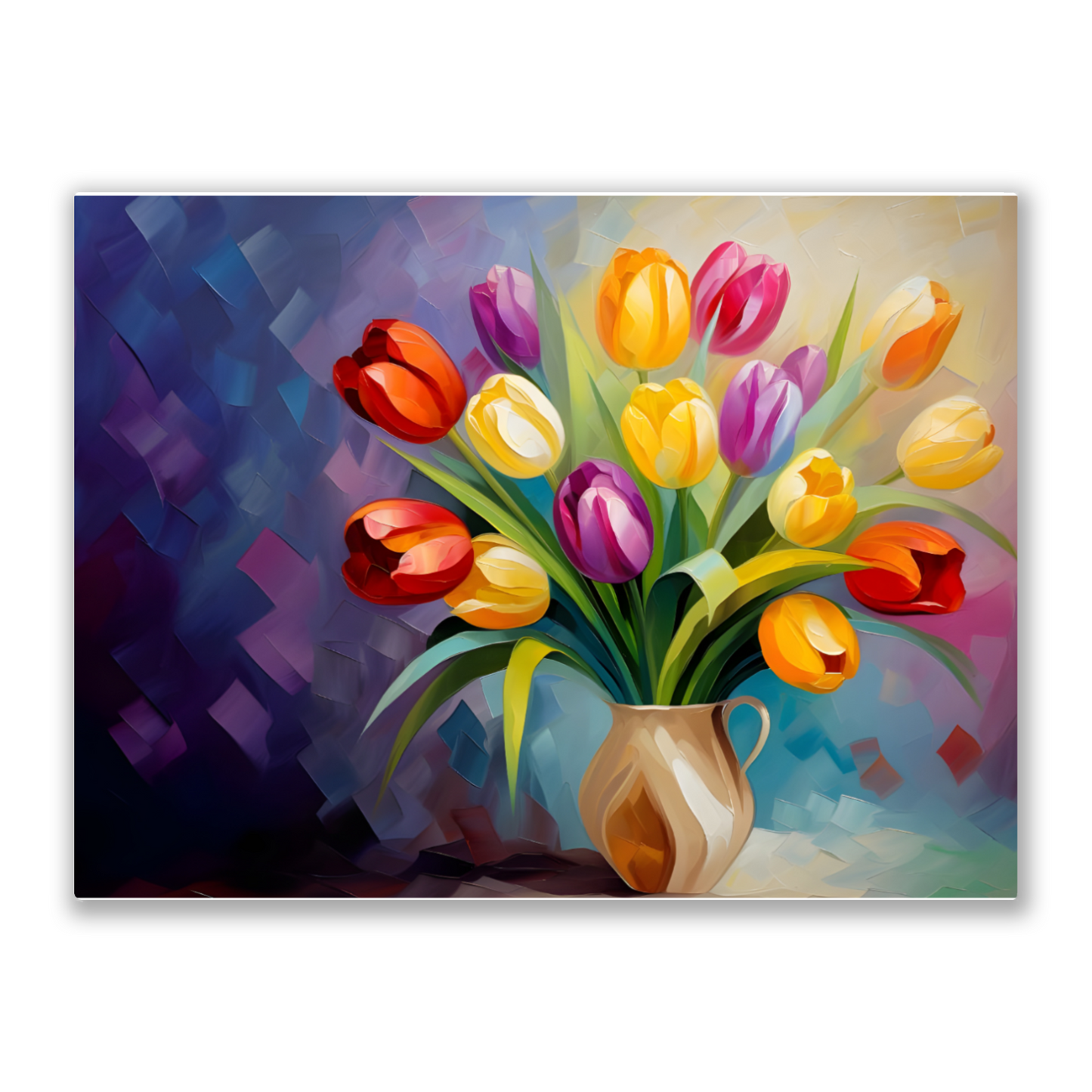 Kaleidoscope of Elegance Deluxe Box Landscape Canvas Print