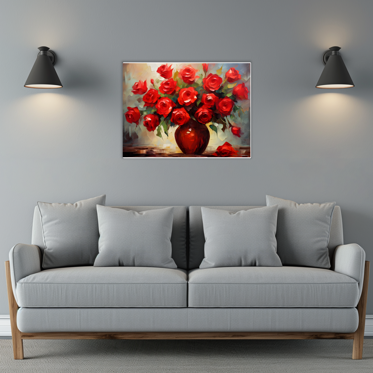 Vermilion Vitality Premium Landscape Aluminum Prints