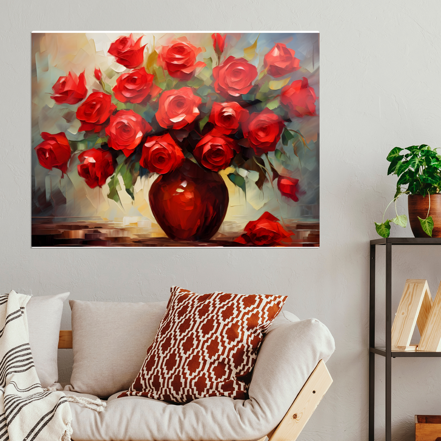 Vermilion Vitality Premium Landscape Aluminum Prints