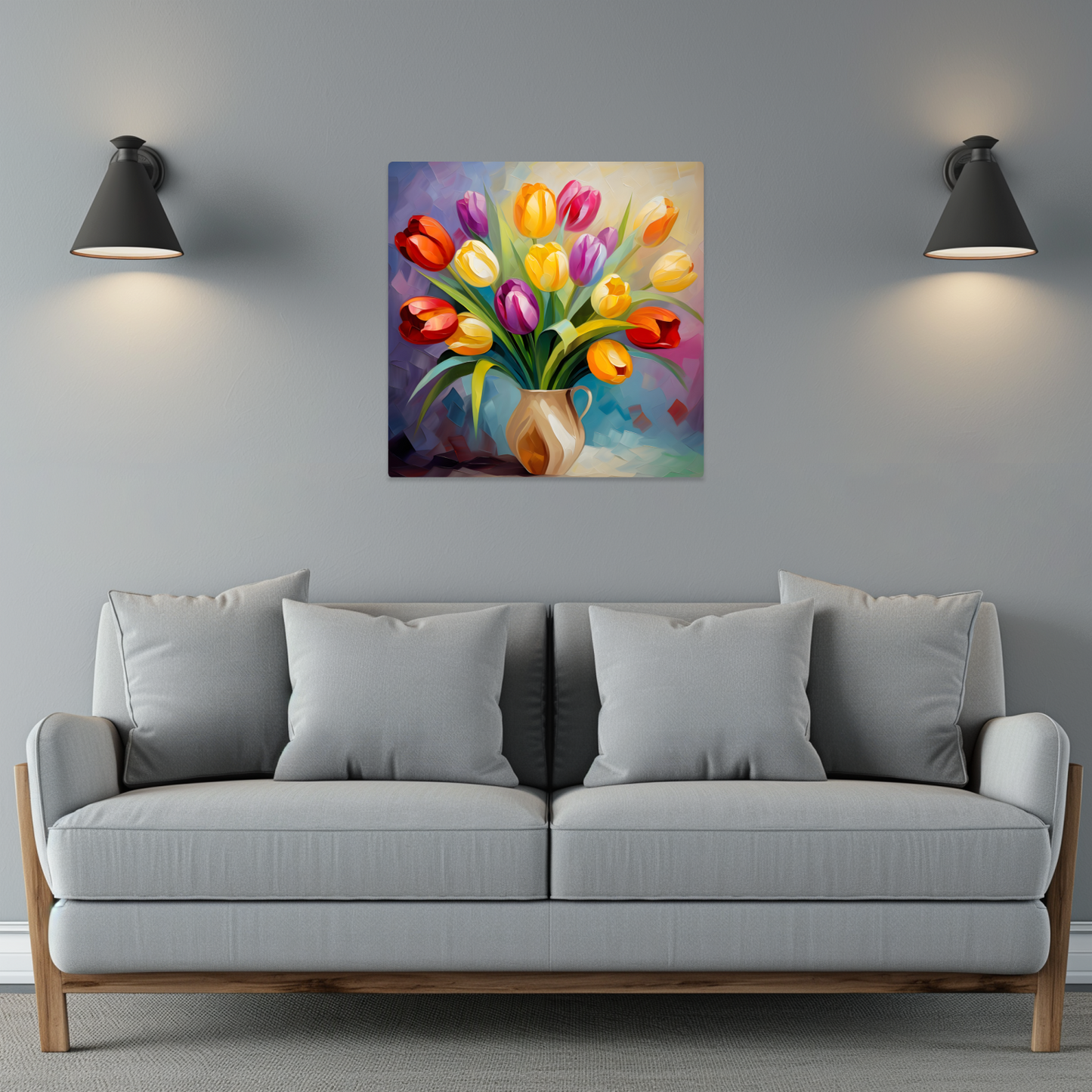 Kaleidoscope of Elegance Premium Square Aluminum Prints