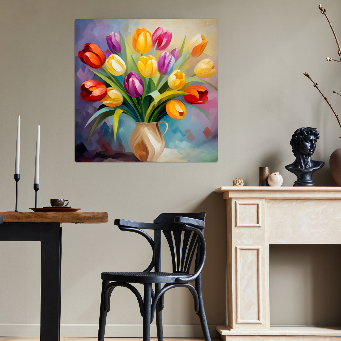 Kaleidoscope of Elegance Premium Square Aluminum Prints