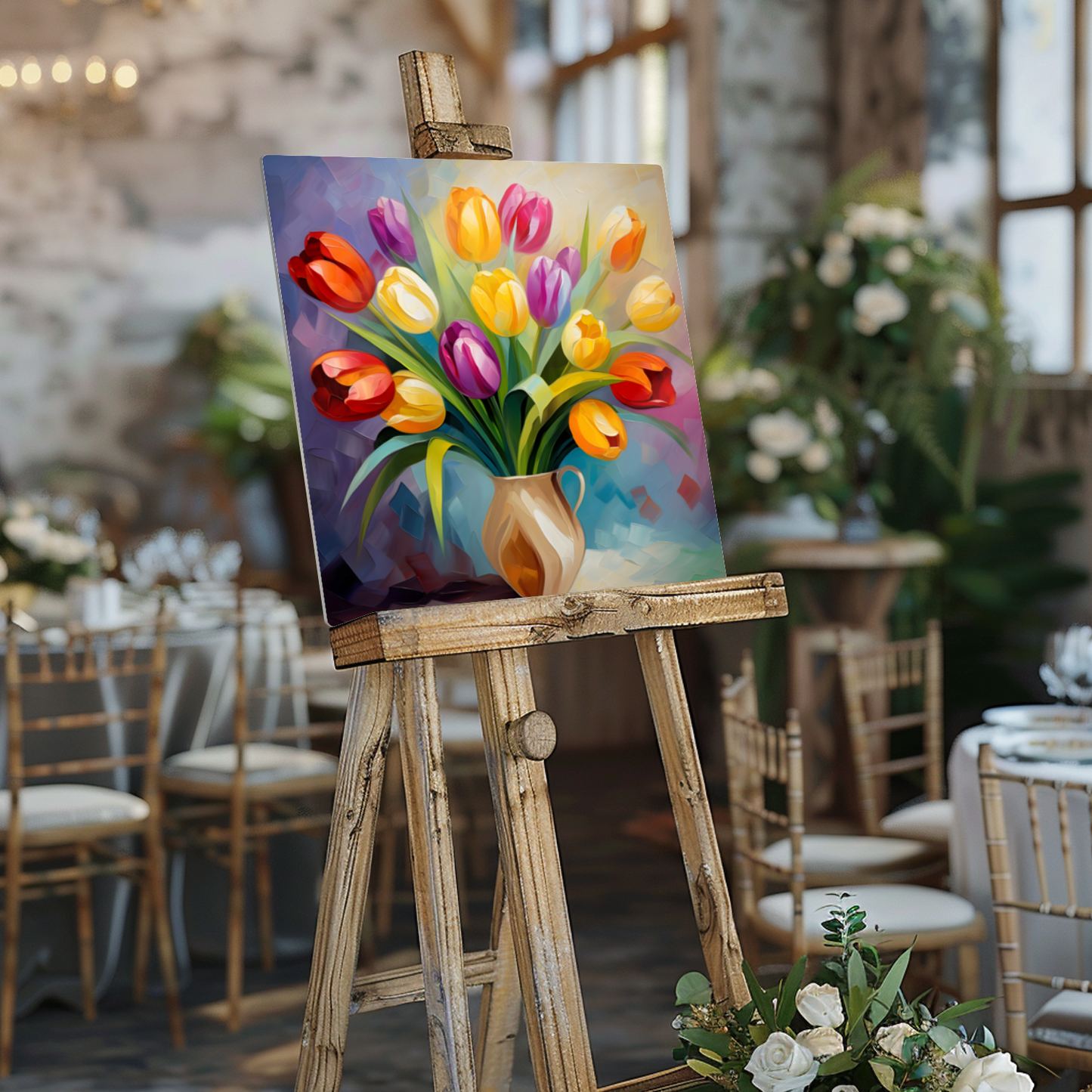 Kaleidoscope of Elegance Premium Square Aluminum Prints