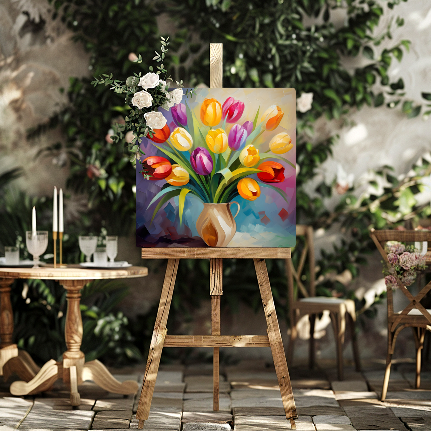 Kaleidoscope of Elegance Premium Square Aluminum Prints