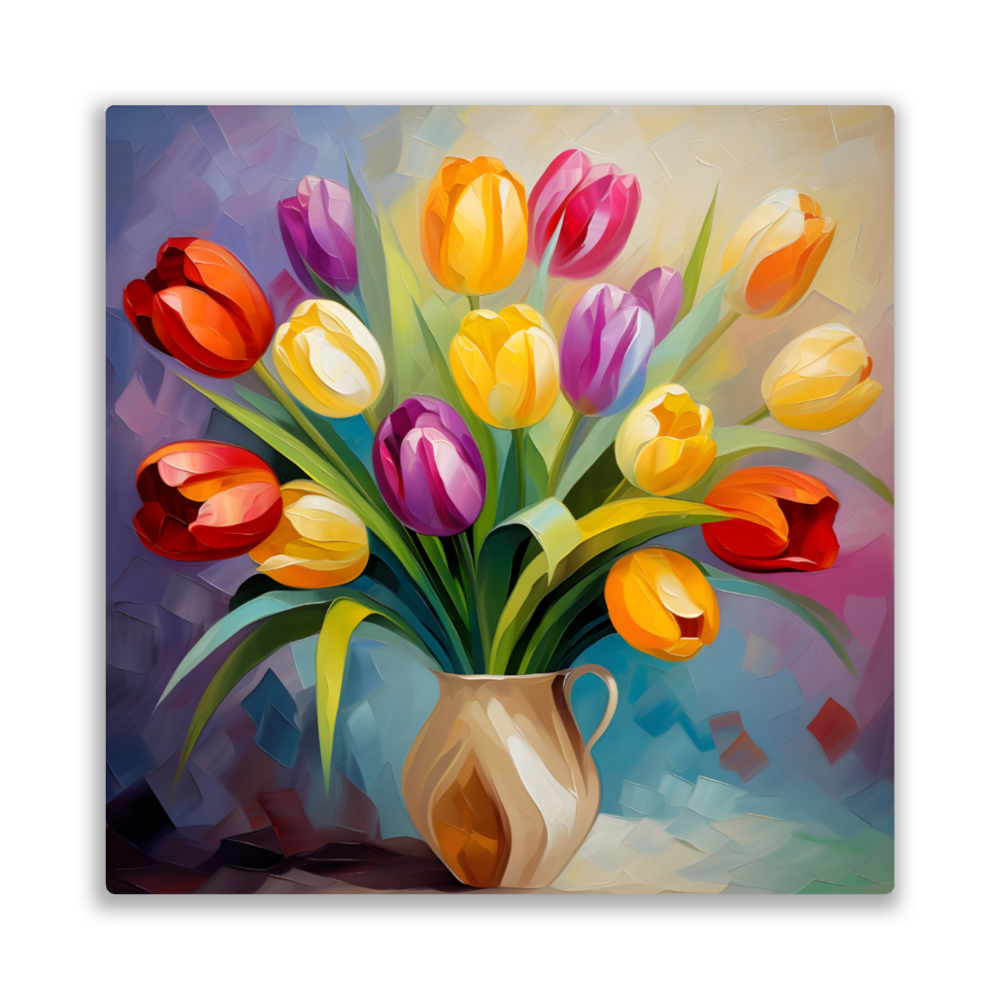 Kaleidoscope of Elegance Premium Square Aluminum Prints