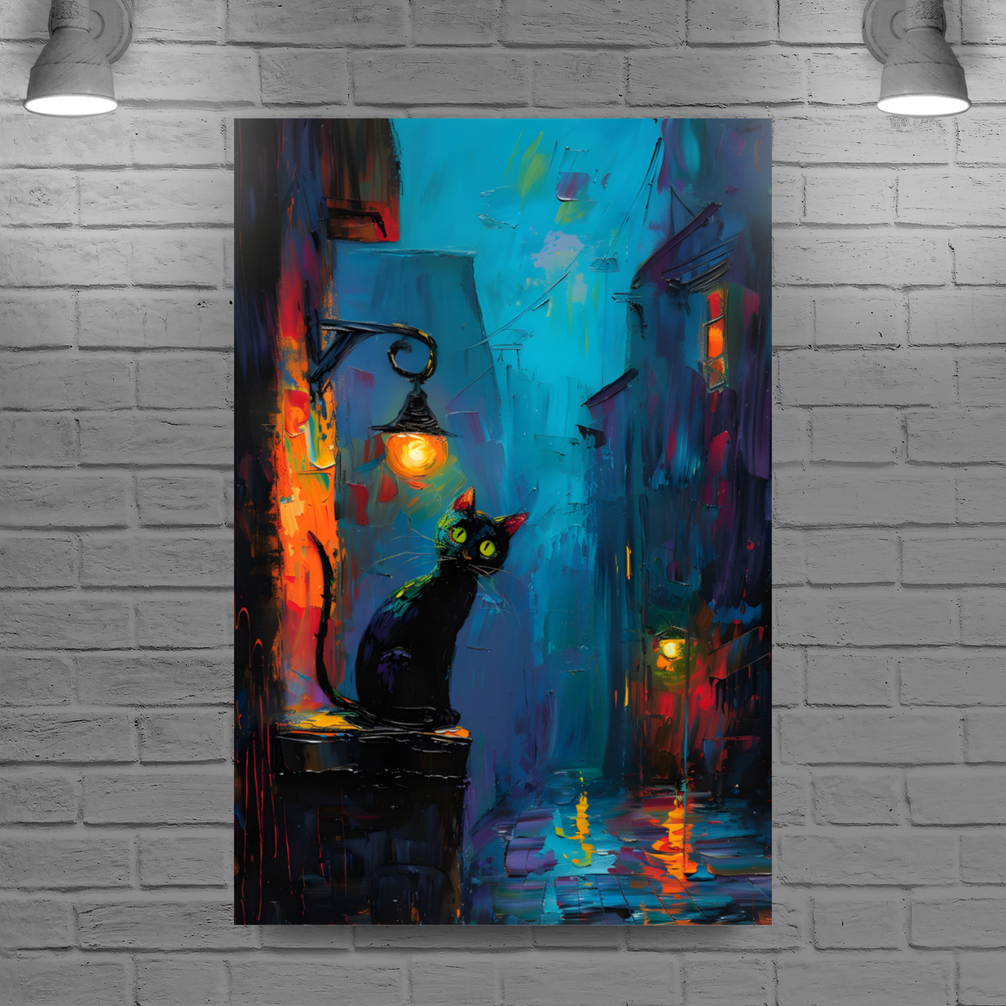 Nocturnal Guardian Deluxe Box Portrait Canvas Prints