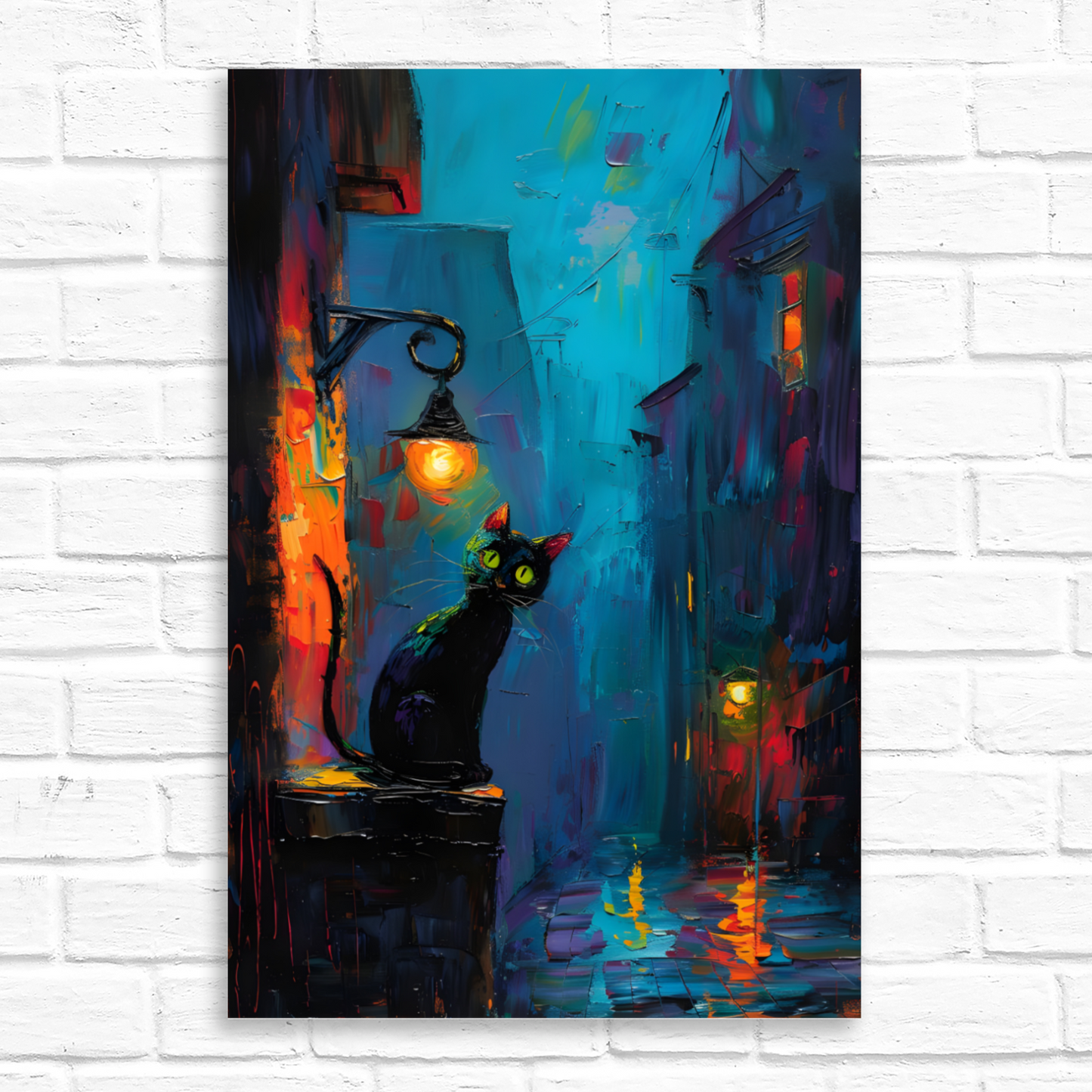 Nocturnal Guardian Deluxe Box Portrait Canvas Prints