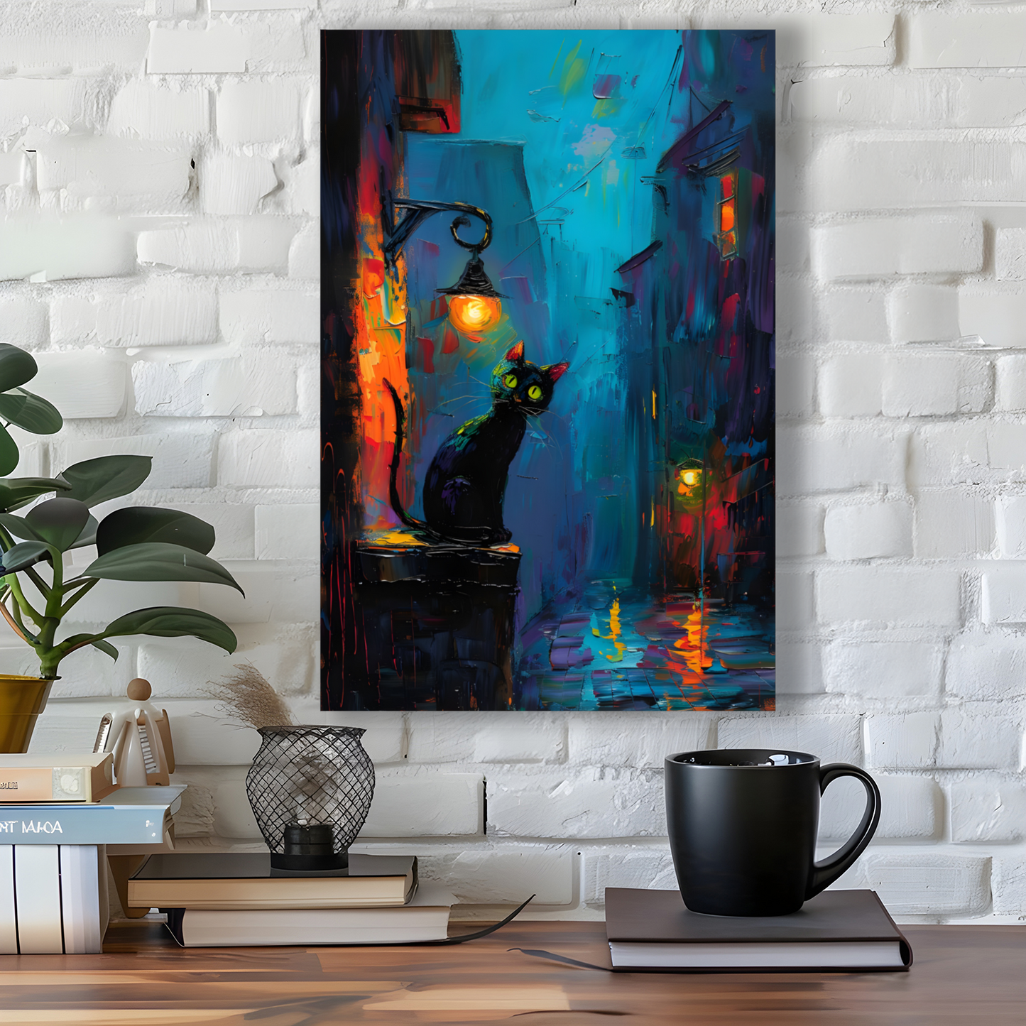 Nocturnal Guardian Deluxe Box Portrait Canvas Prints
