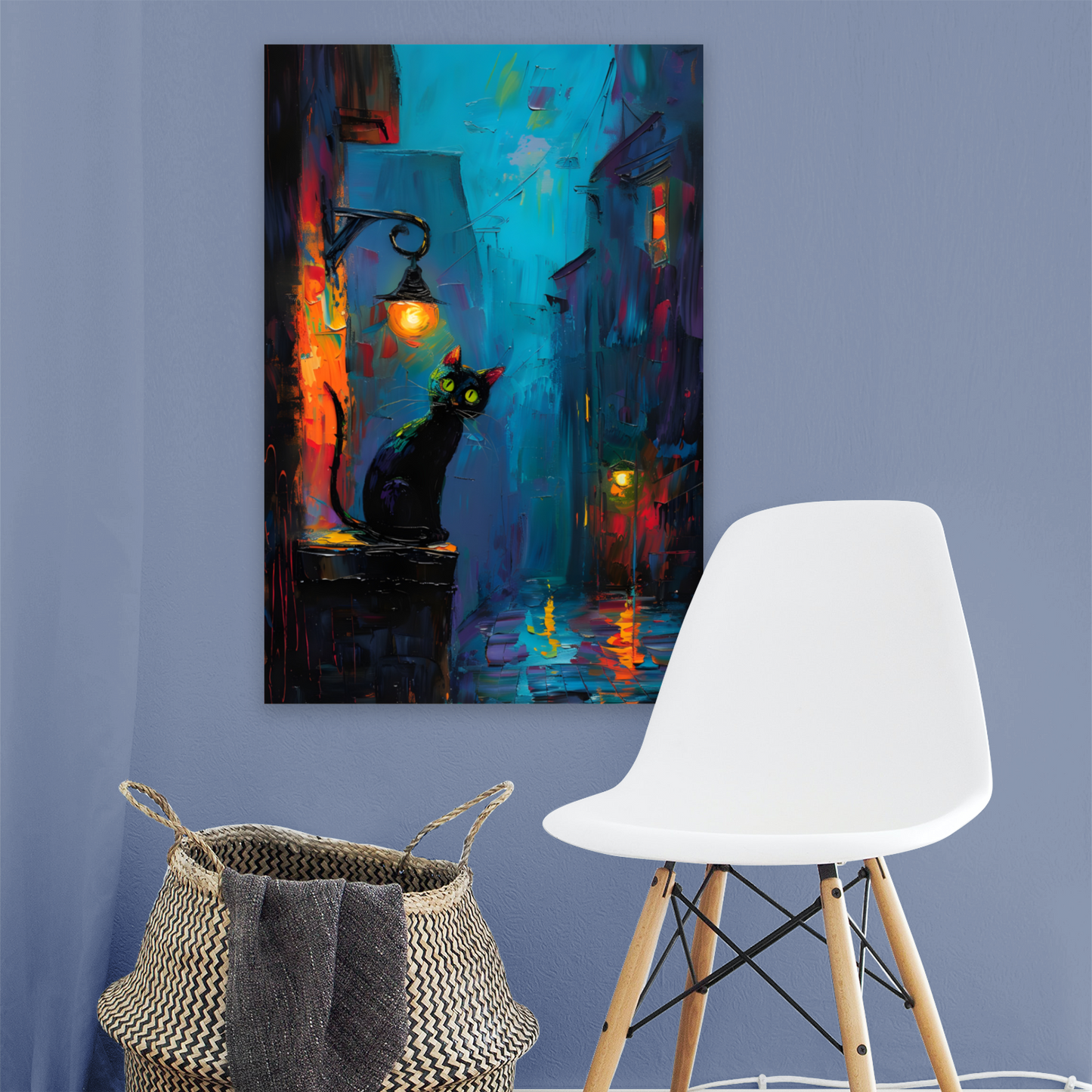 Nocturnal Guardian Deluxe Box Portrait Canvas Prints