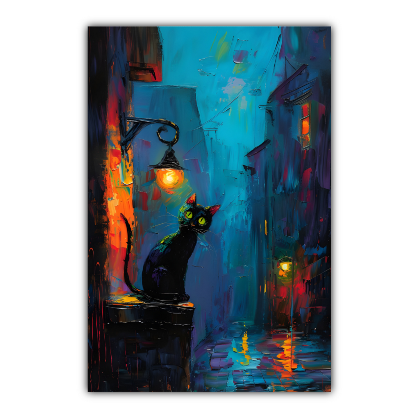 Nocturnal Guardian Deluxe Box Portrait Canvas Prints